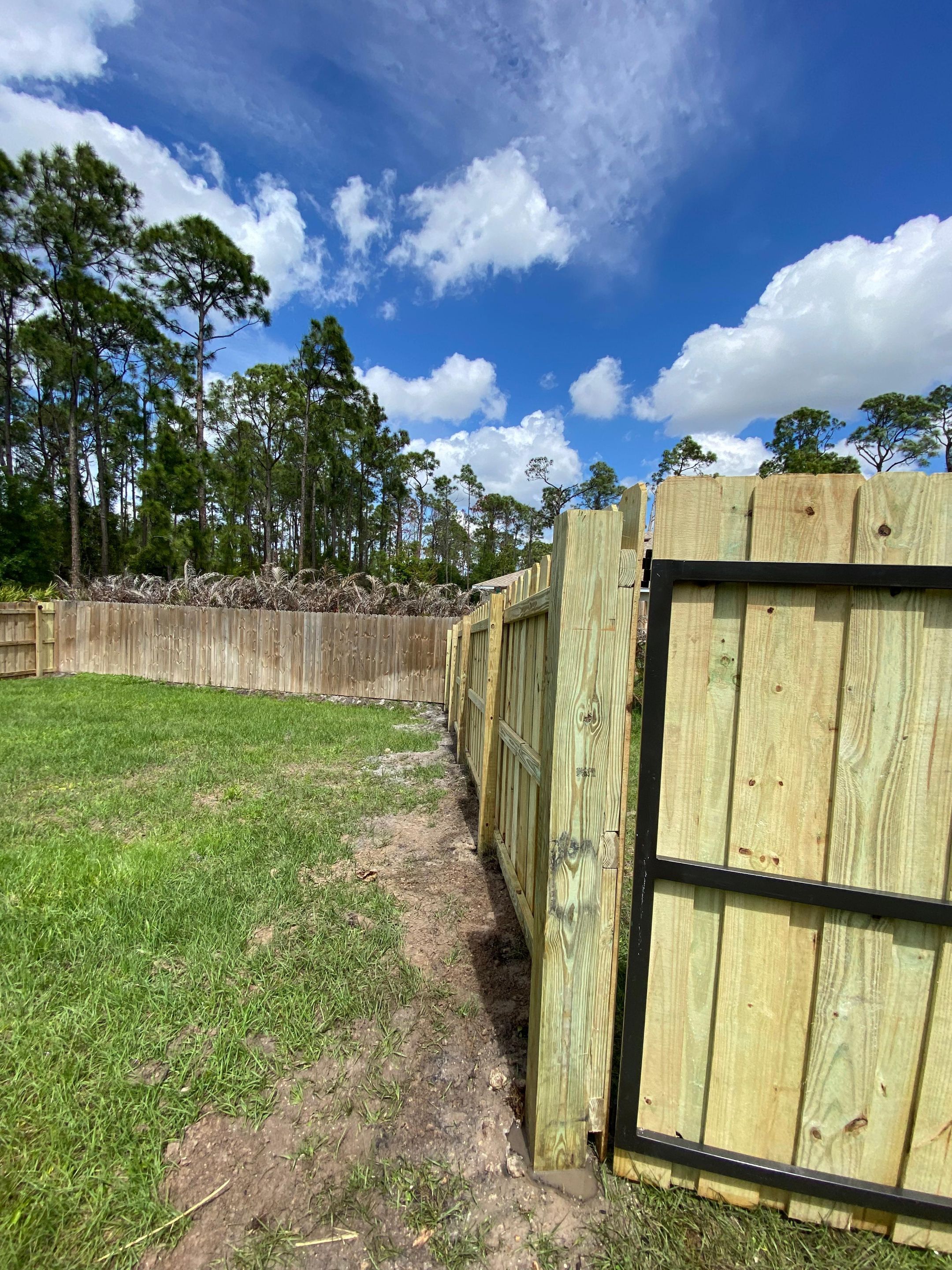 Wood Install in North Port by True Fence LLC