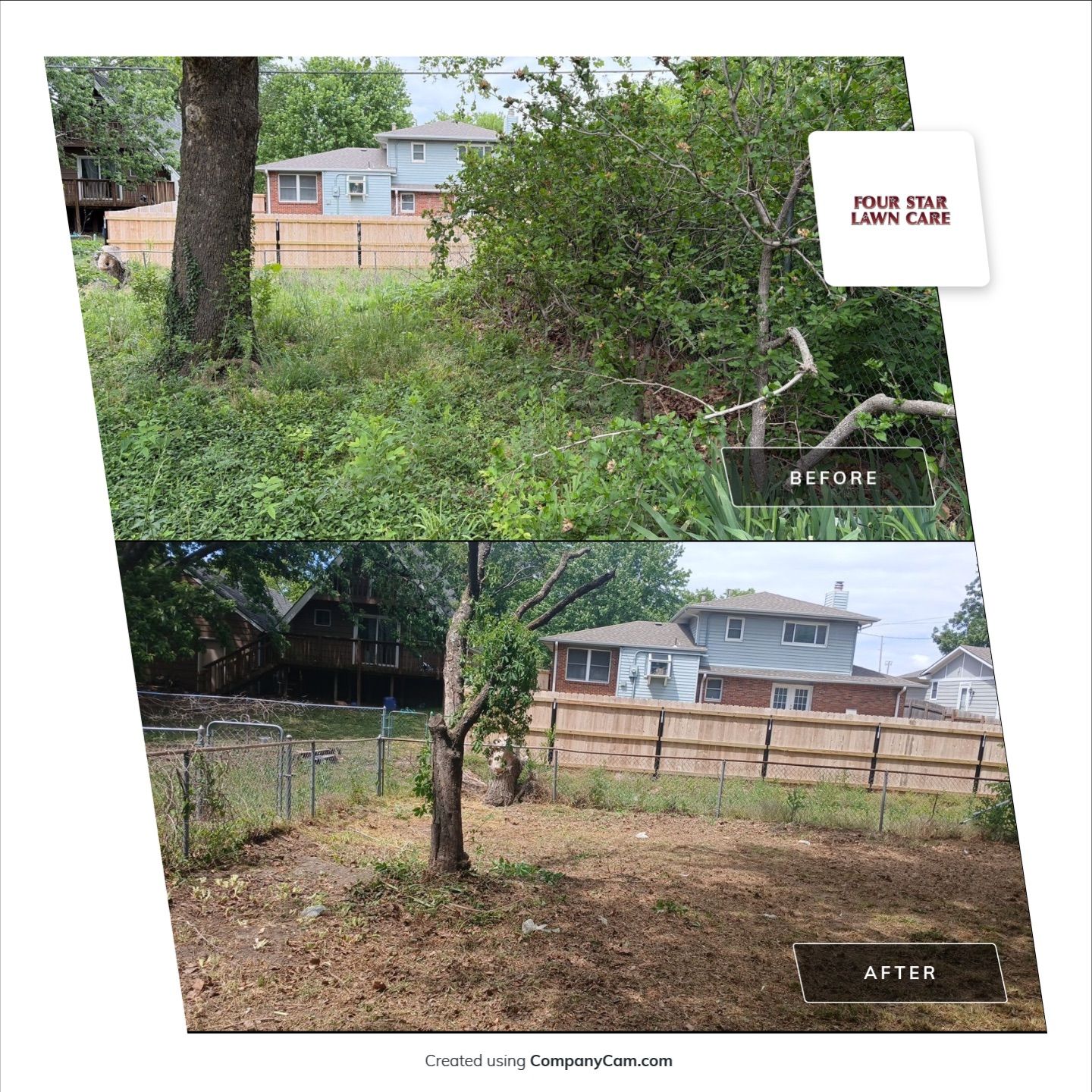 Project in Wichita, KS by Four Star Lawn Care