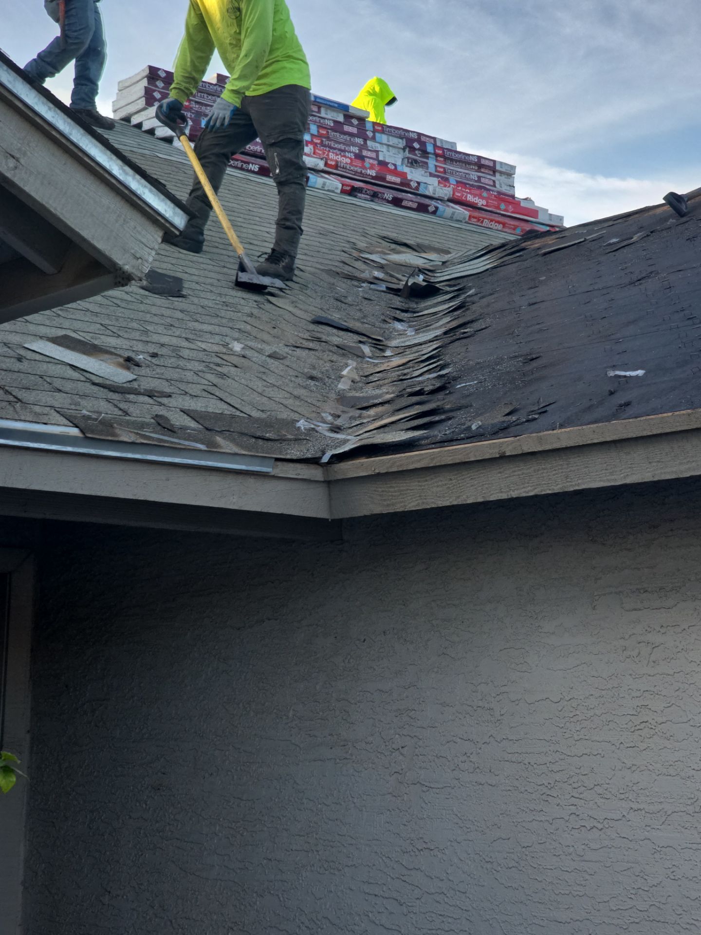 Residential Roof Install using GAF by Weather-Tite Roofing