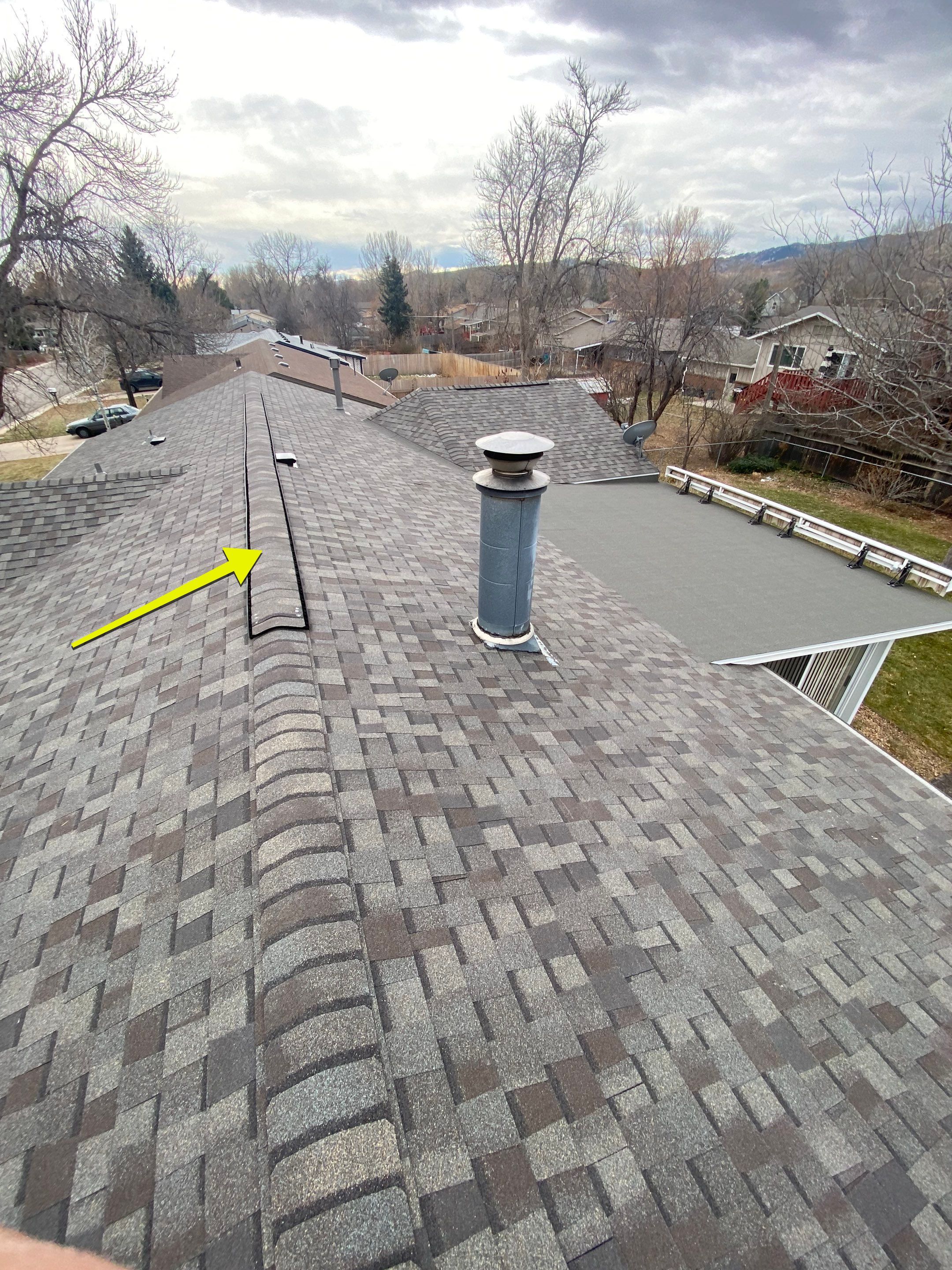 Resdiental Hail Damage Roof Replacement  using Certainteed Northgate Class 4 Impact Resistant "Weathered Wood" color by Black Belt Roofing 