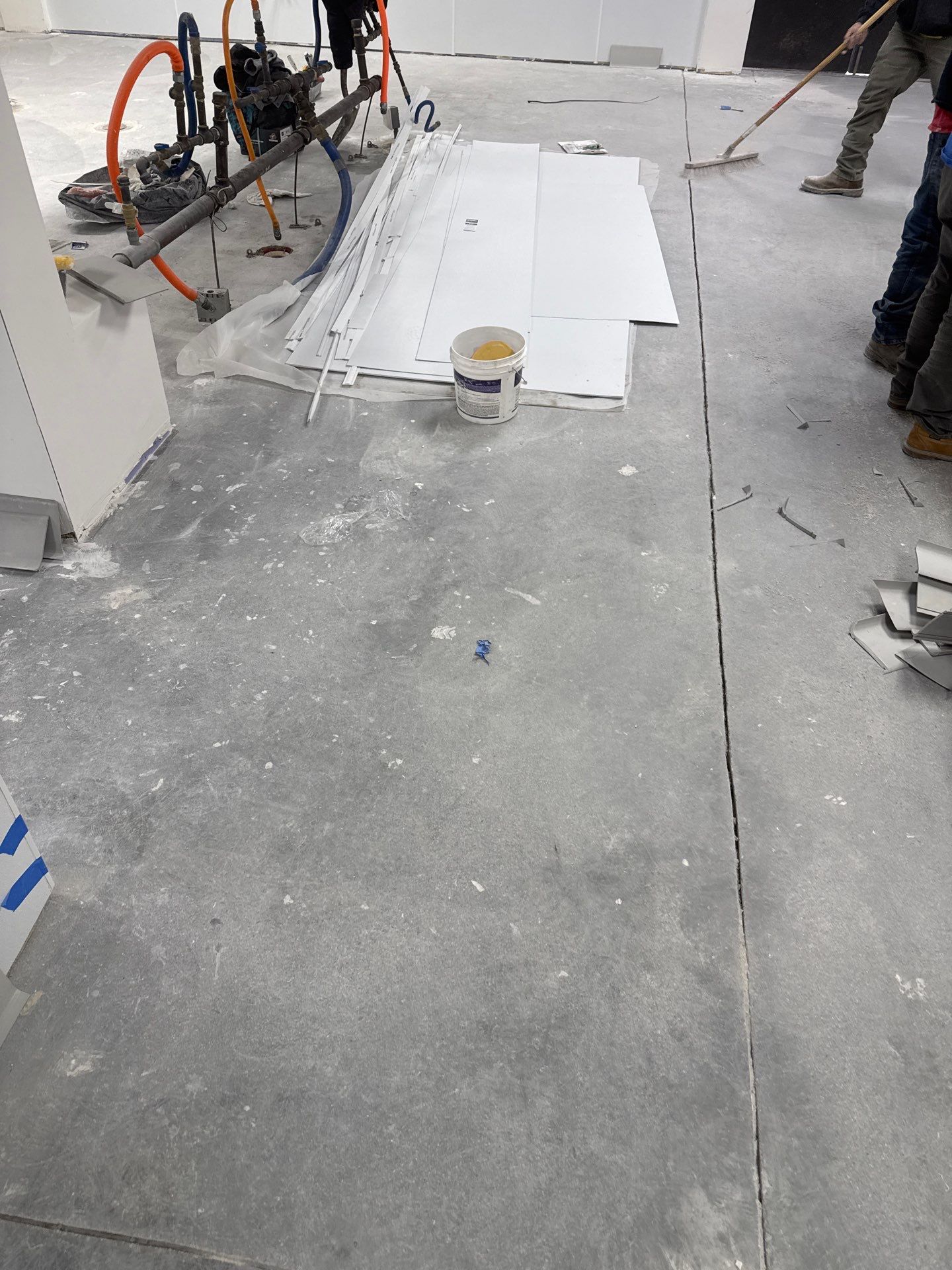 Commercial Kitchen Floor Remodel at Elks, Winchester, VA by Tailored Concrete Coatings