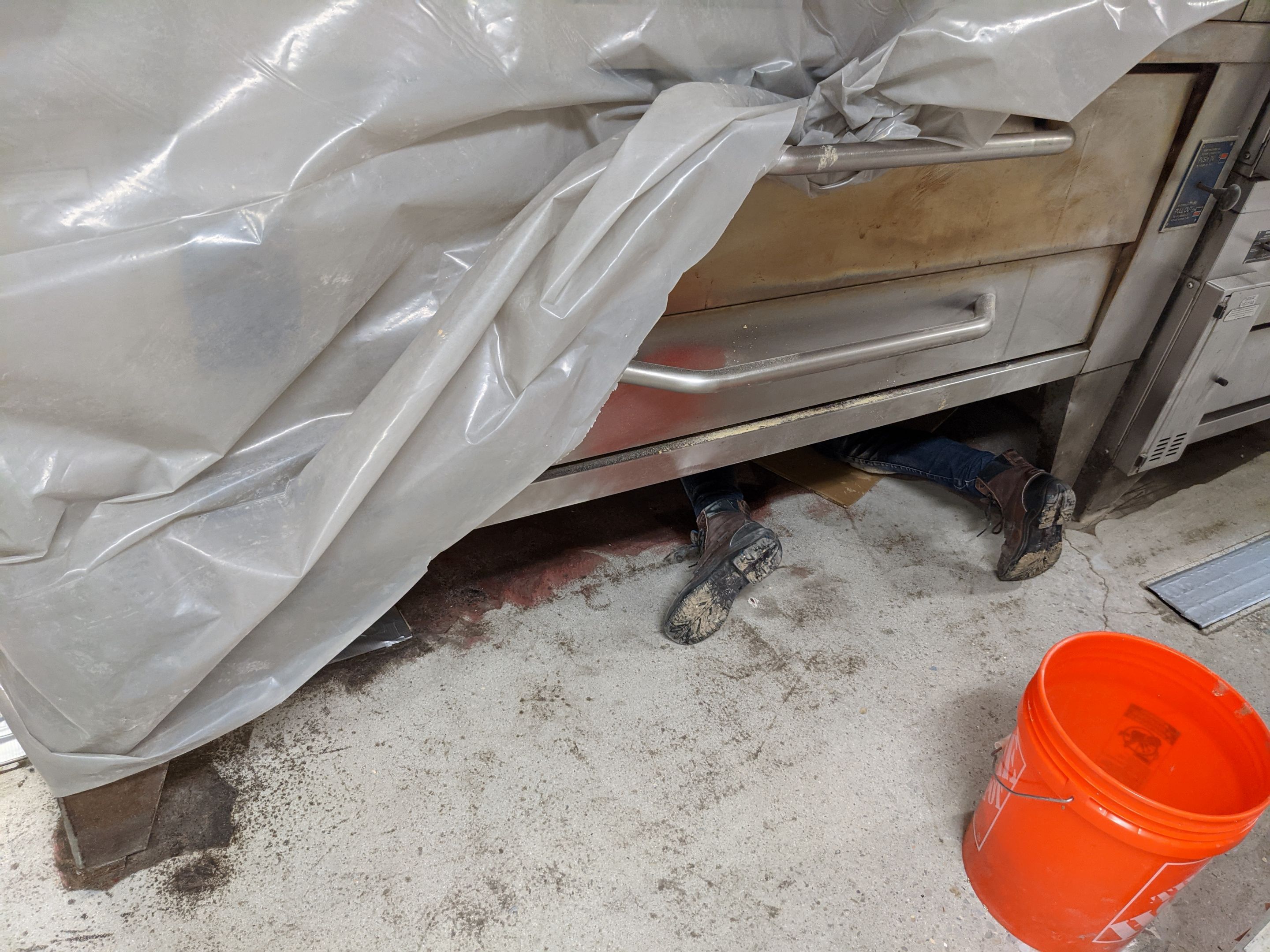 Commercial Floor Transformation using Penntek Evolution System by Croc Coatings, LLC