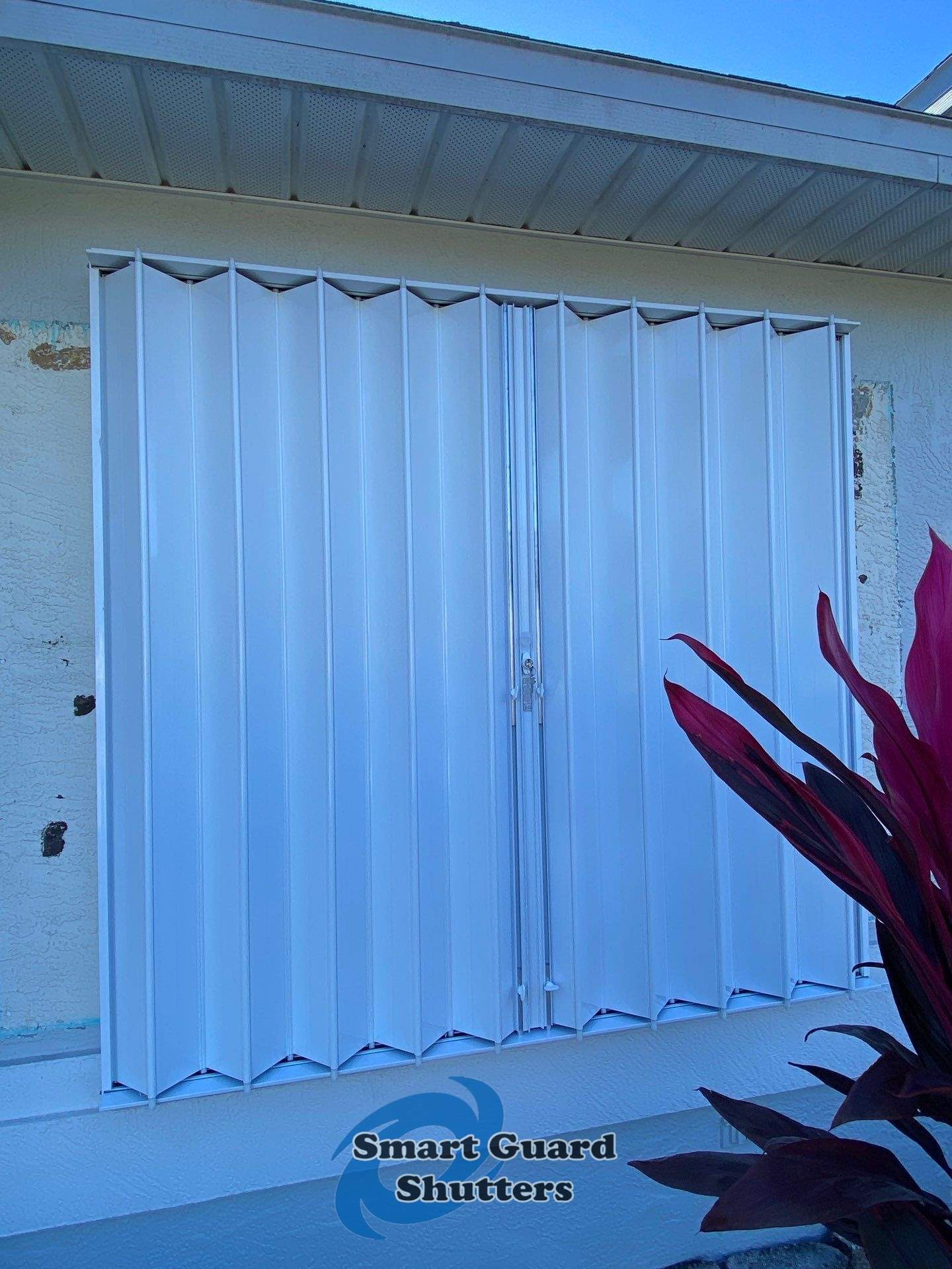 Accordions in White by Smart Guard Shutters
