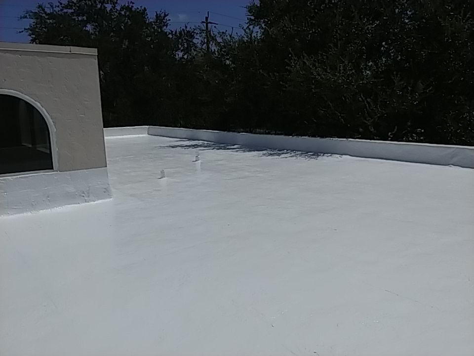 Flat Roof Restoration and Reflective Silicone Coating in Pompano Beach by Aastro Roofing