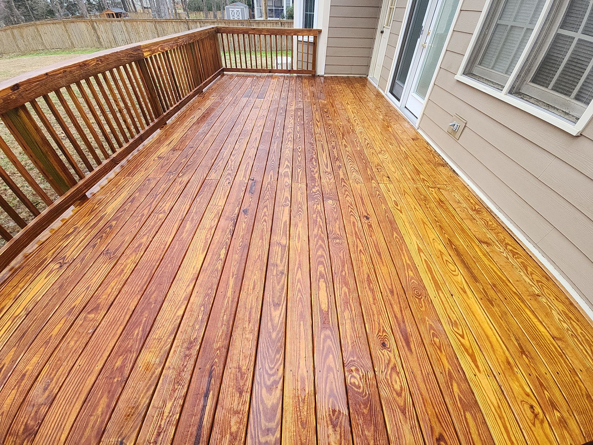 Weathered Deck using Wood Sealant by DuraSeal