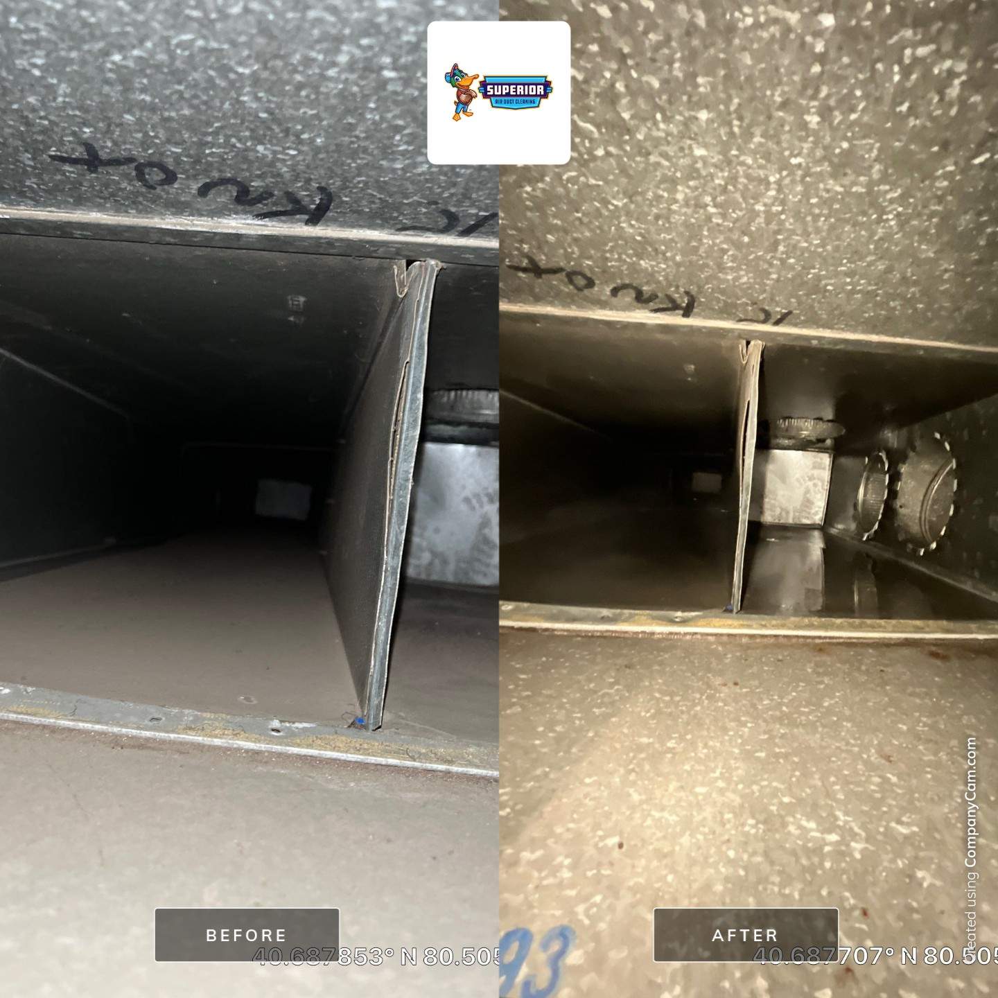 Air Duct Cleaning With a Vacuum Truck in Midland, PA by Superior Air Duct Cleaning