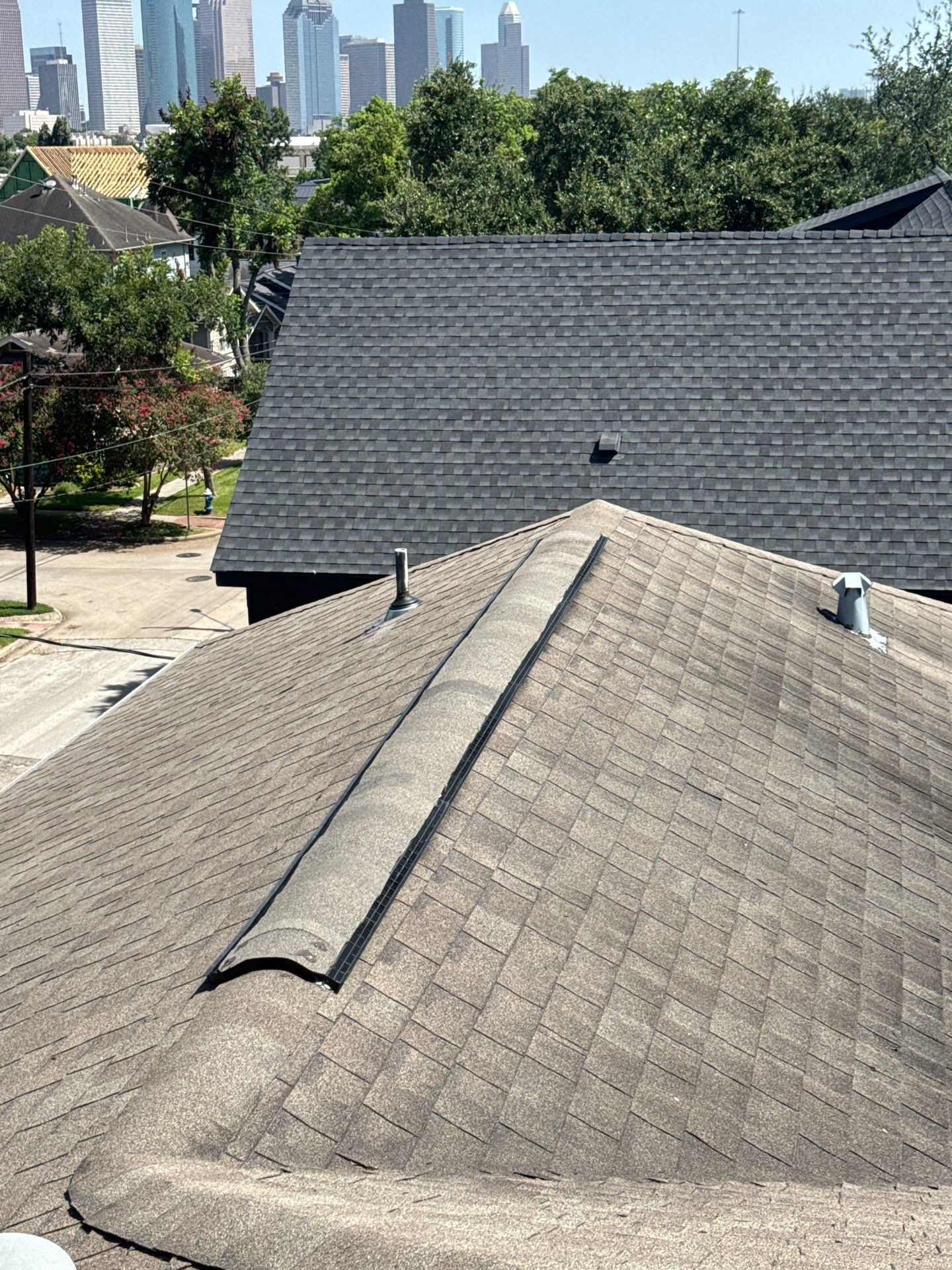 Project in Houston, TX by Associates Roofing Unlimited