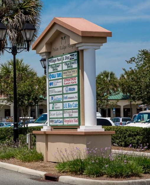 Flush Mounted Channel Letters for Green Apple by SignCrafters