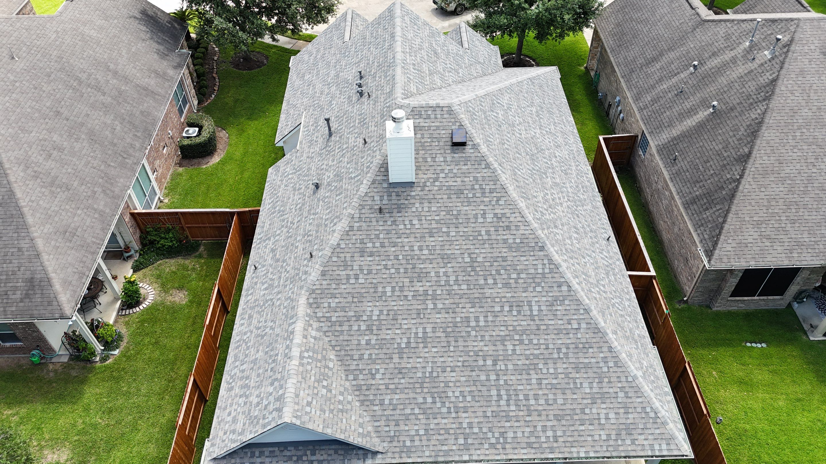 Residential Roofing Installation using IKO Dynasty in Cypress by Core Four Roofing