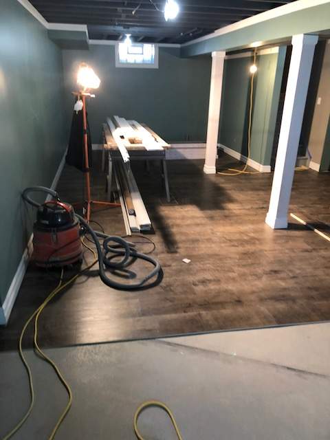 Basement Remodel by Ivy Lea Construction