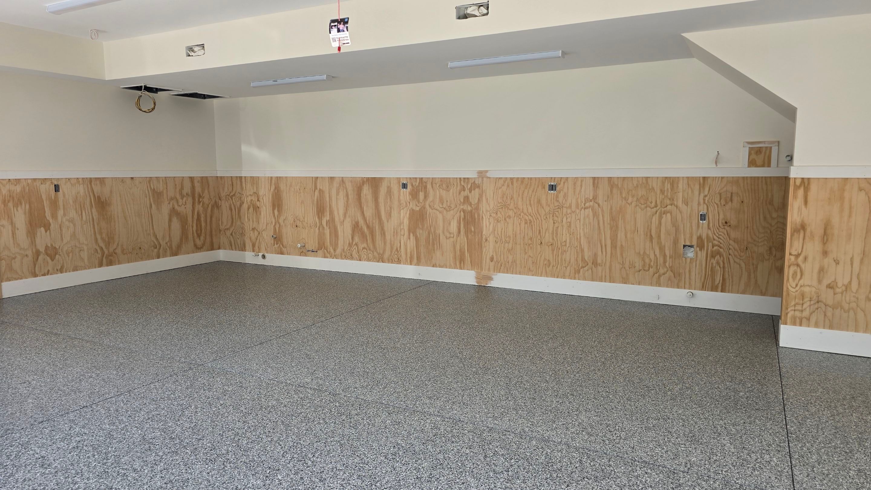 Garage using Gravel by Elite Floor Solutions