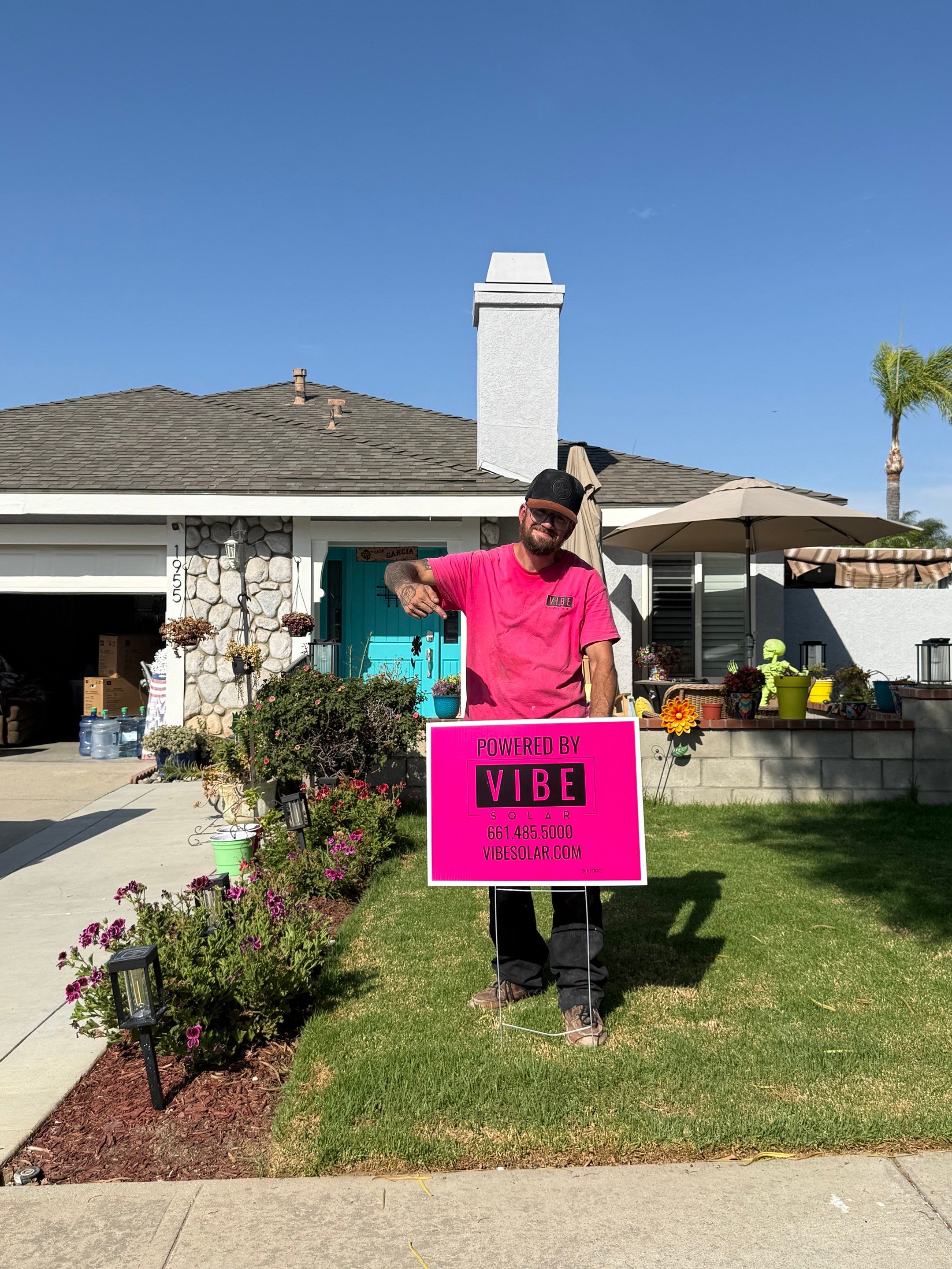 Residential Solar Array and Dual Tesla Powerwall Storage in Corona by VIBE SOLAR