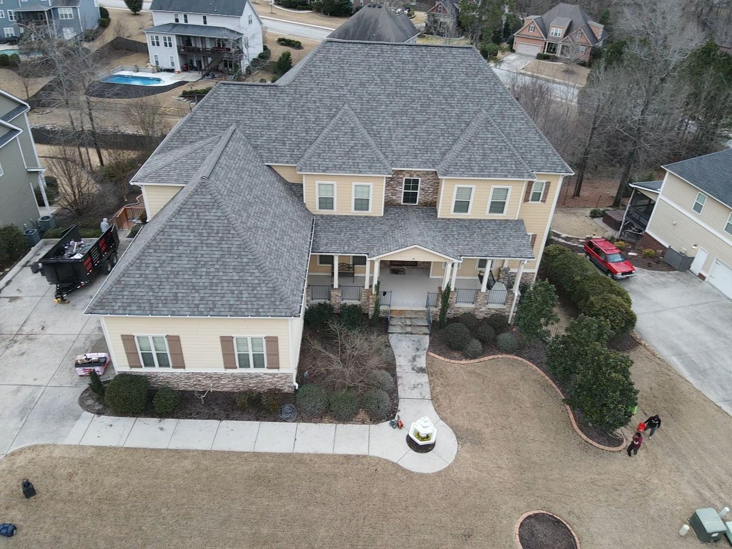 Residential Roofing Installation using Owens Corning by Inspector Roofing and Restoration