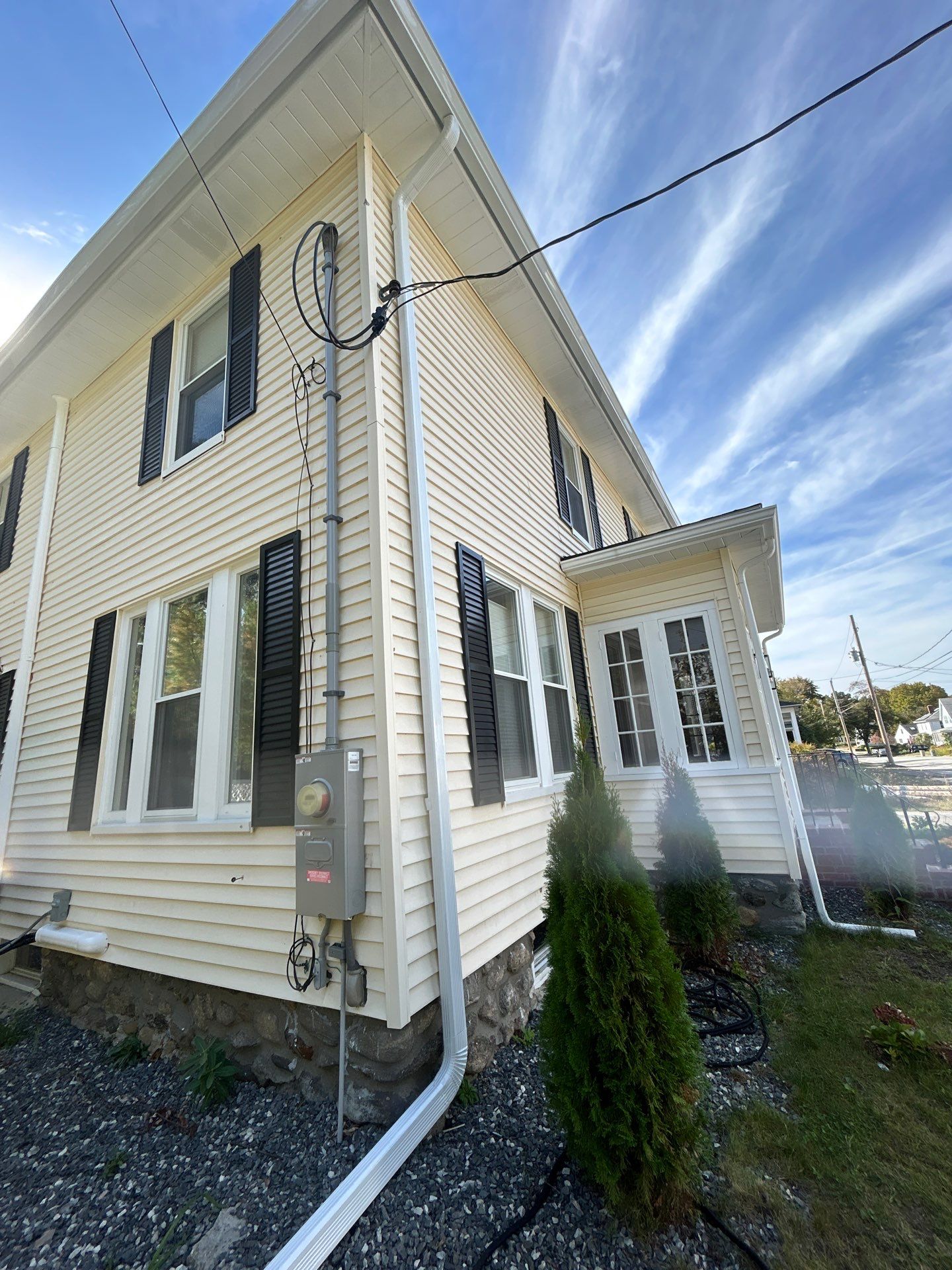 Seamless Gutter Installation with Crown Molding Adjustment | Maynard, MA by Mighty Dog Roofing of Greater Middlesex County