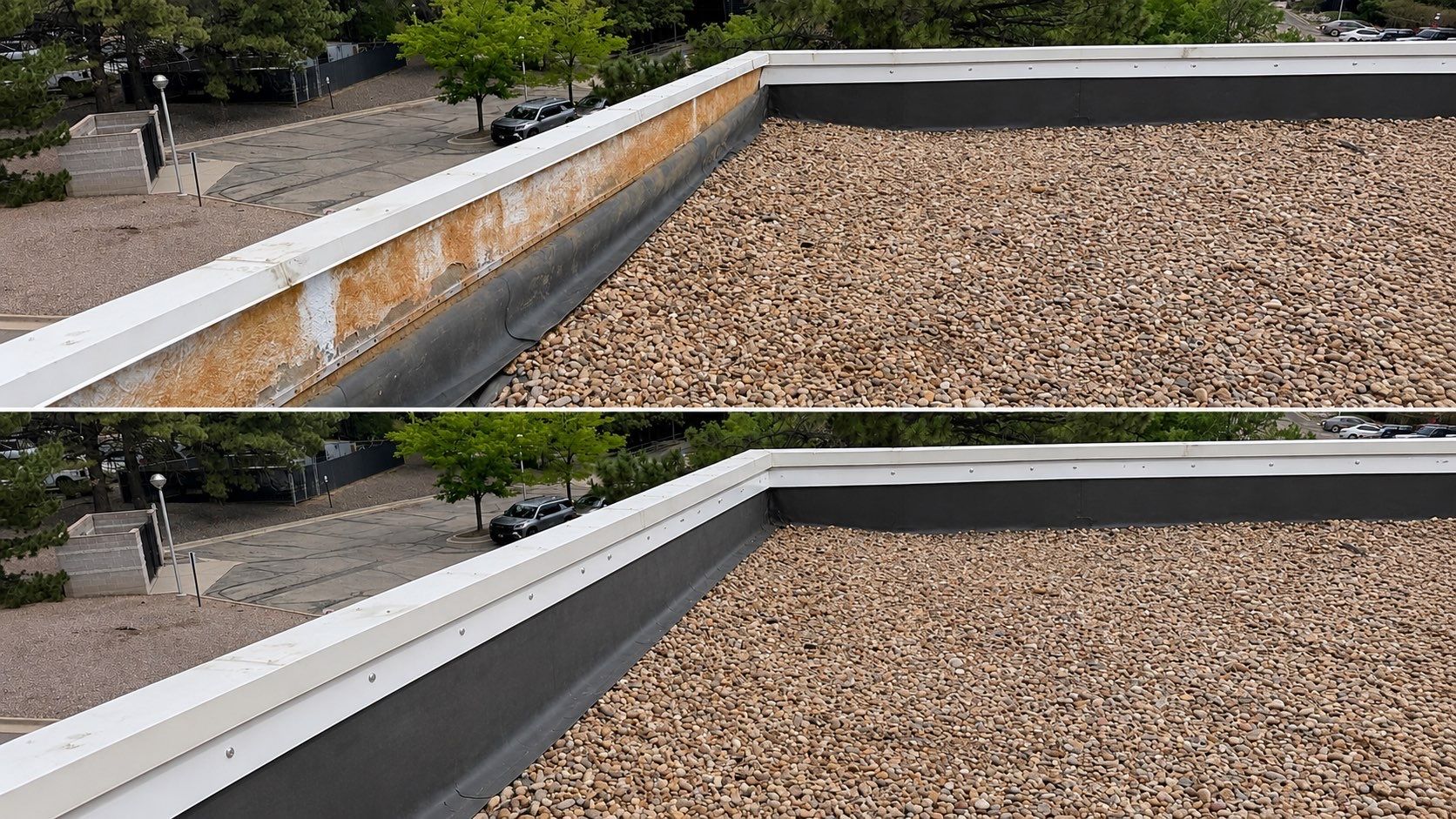 EPDM Commercial Roof Repair and Ballast Maintenance in Centennial by Rhino Roofing LLC