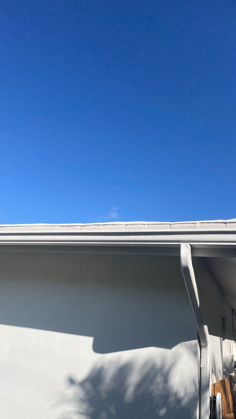Facia and Soffit Repair using Vinyl Soffit by Four Peaks Roofing