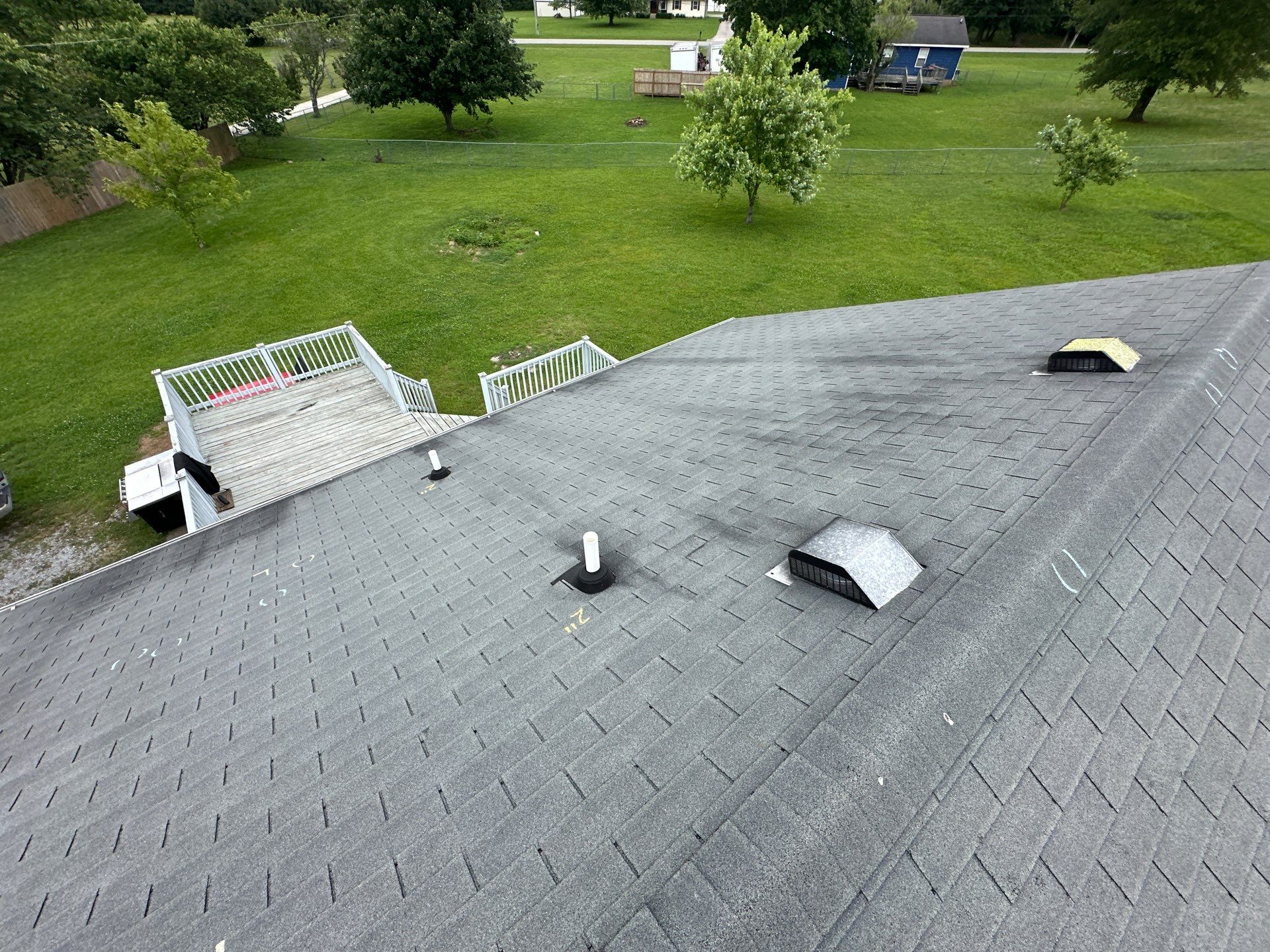 Solid Hail Damage - 3 Tab by Paragon Roofing