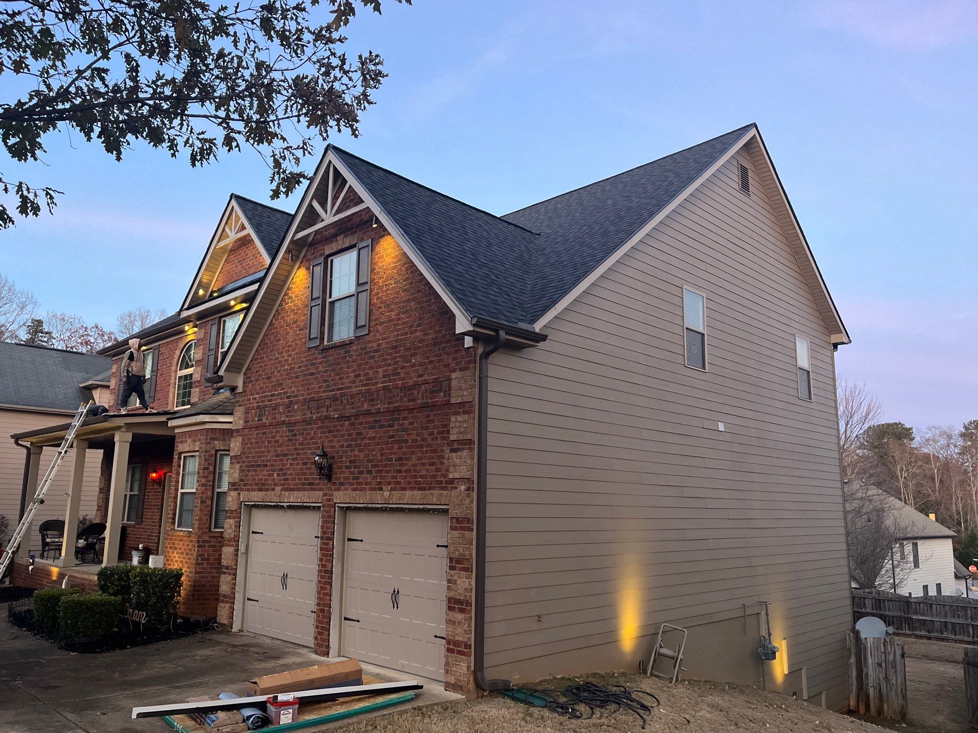Cumming, GA Roof Replacement CertainTeed Landmark Pro Max Def Moire Black by Reset Roofing