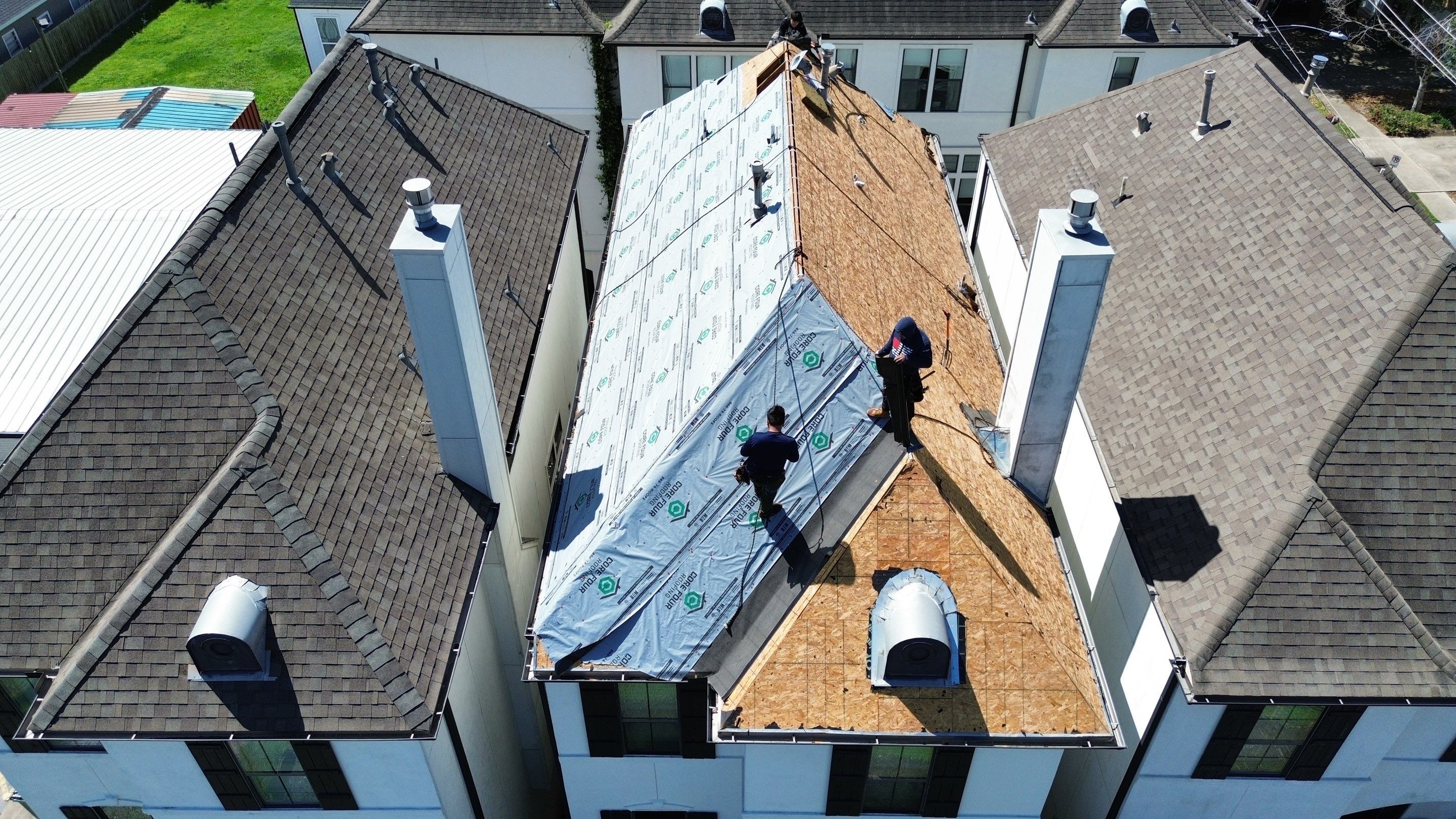 Roof Replacement using IKO Nordic in the Heights! by Core Four Roofing