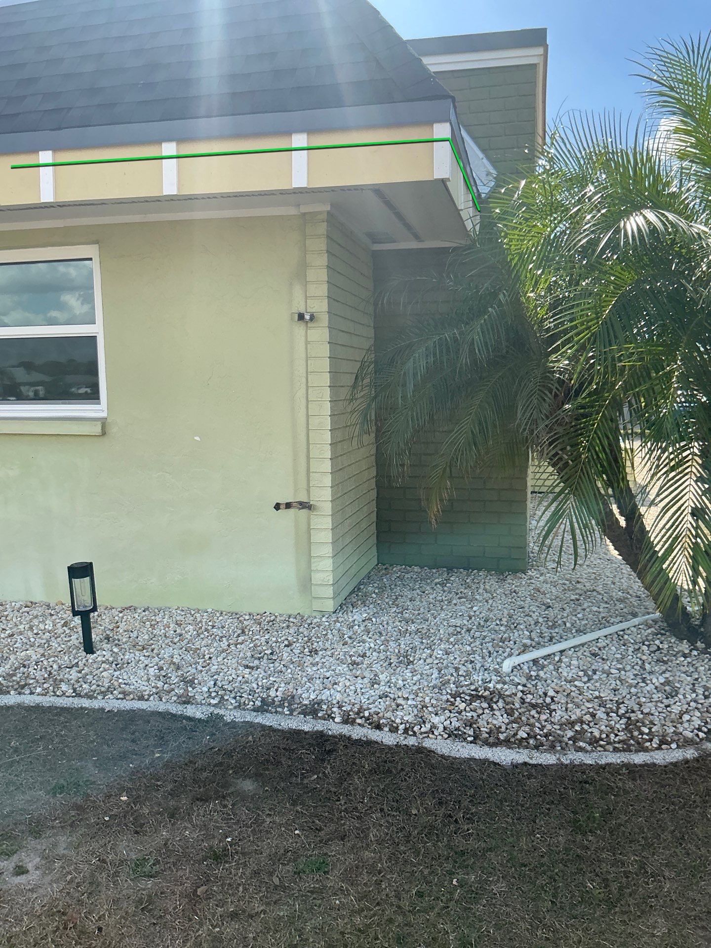 Black 6'' Seamless Gutters K-Style and Black Downspouts in Sun City Center FL by Gutter Professors