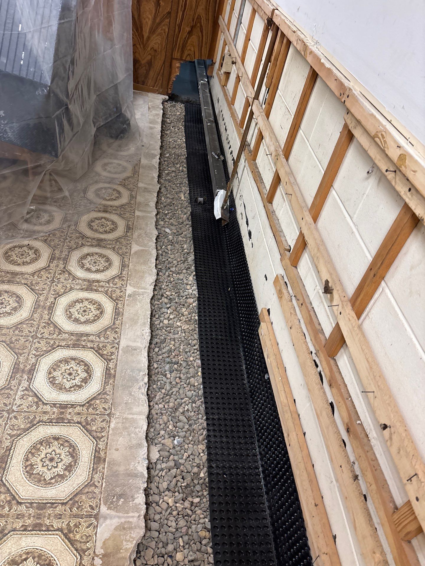 Drain Tile, Sump Pump & Buried Discharge in Columbia Heights by Waterproofing Northeast
