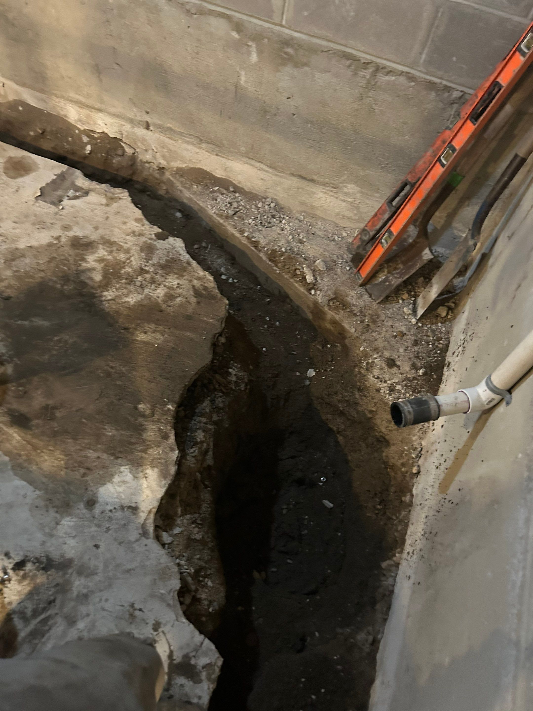 Drain tile for a General Contractor Partner by Waterproofing Northeast