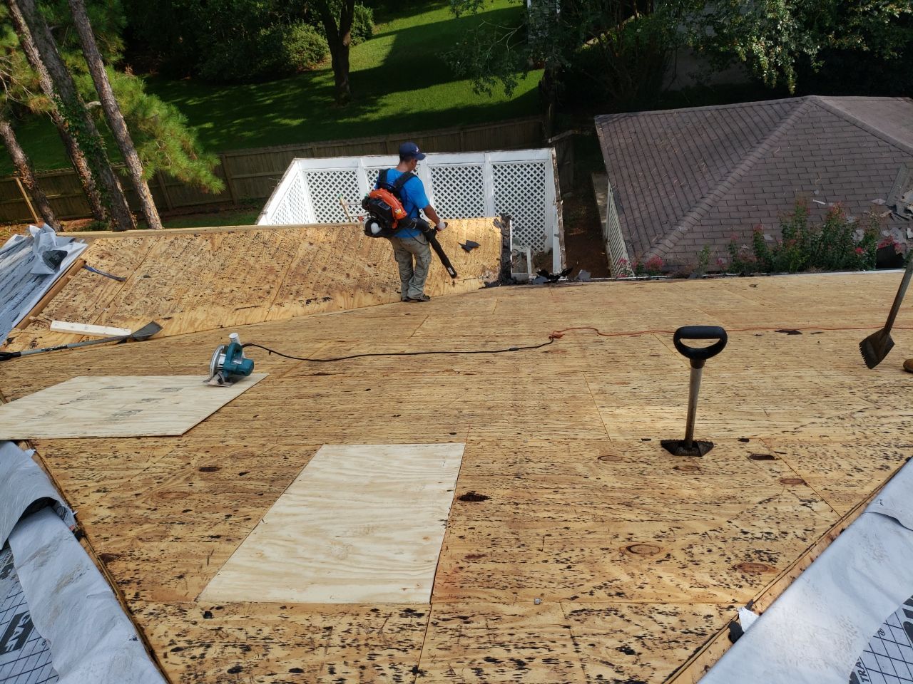 Residential Roofing Installation using Roof Replacement by American Roofing & Construction LLC