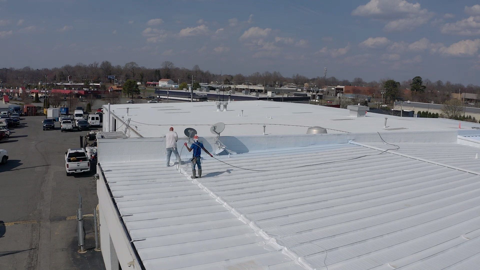 Acrylic Coating  by Just In Time Roofing and Restoration