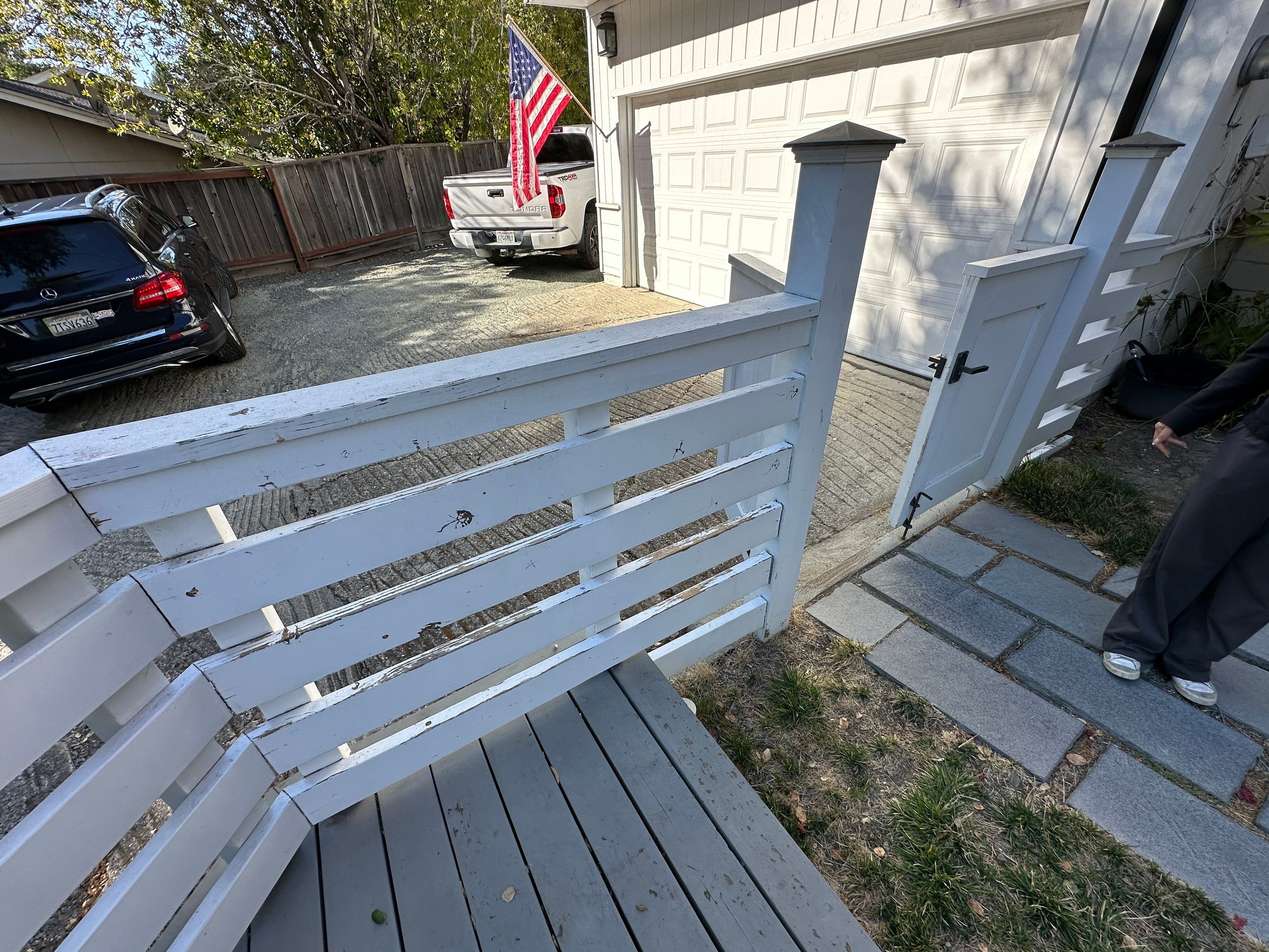 Deck Repaint using Sherwin-Williams by Herrera’s Bay Area Painting inc.