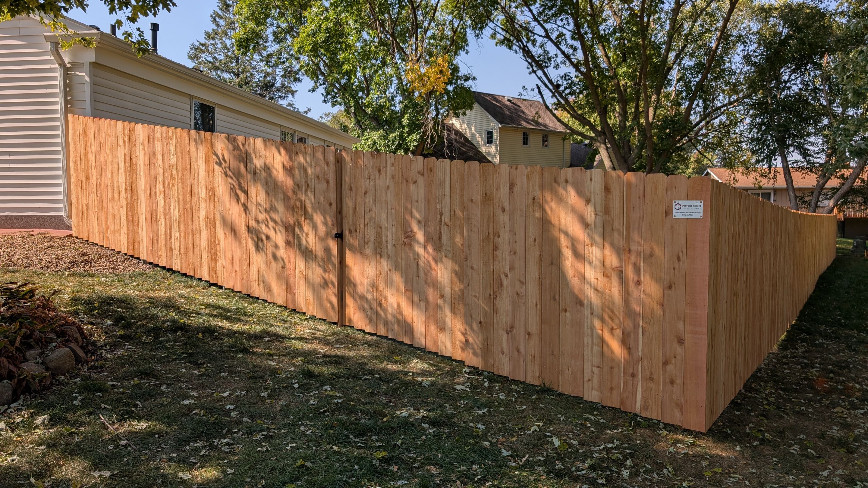 Project in Cedar Falls by Perfect Picket Fence and Stain