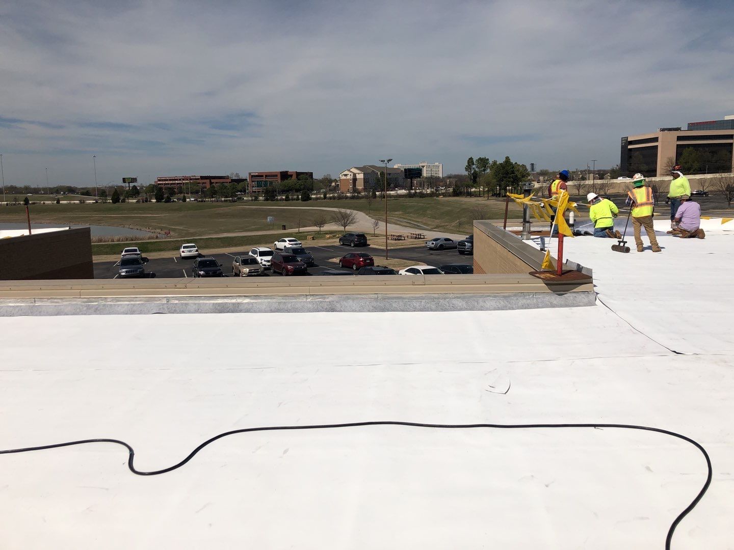 TPO Project in Tulsa by Decor Roofing & Restoration