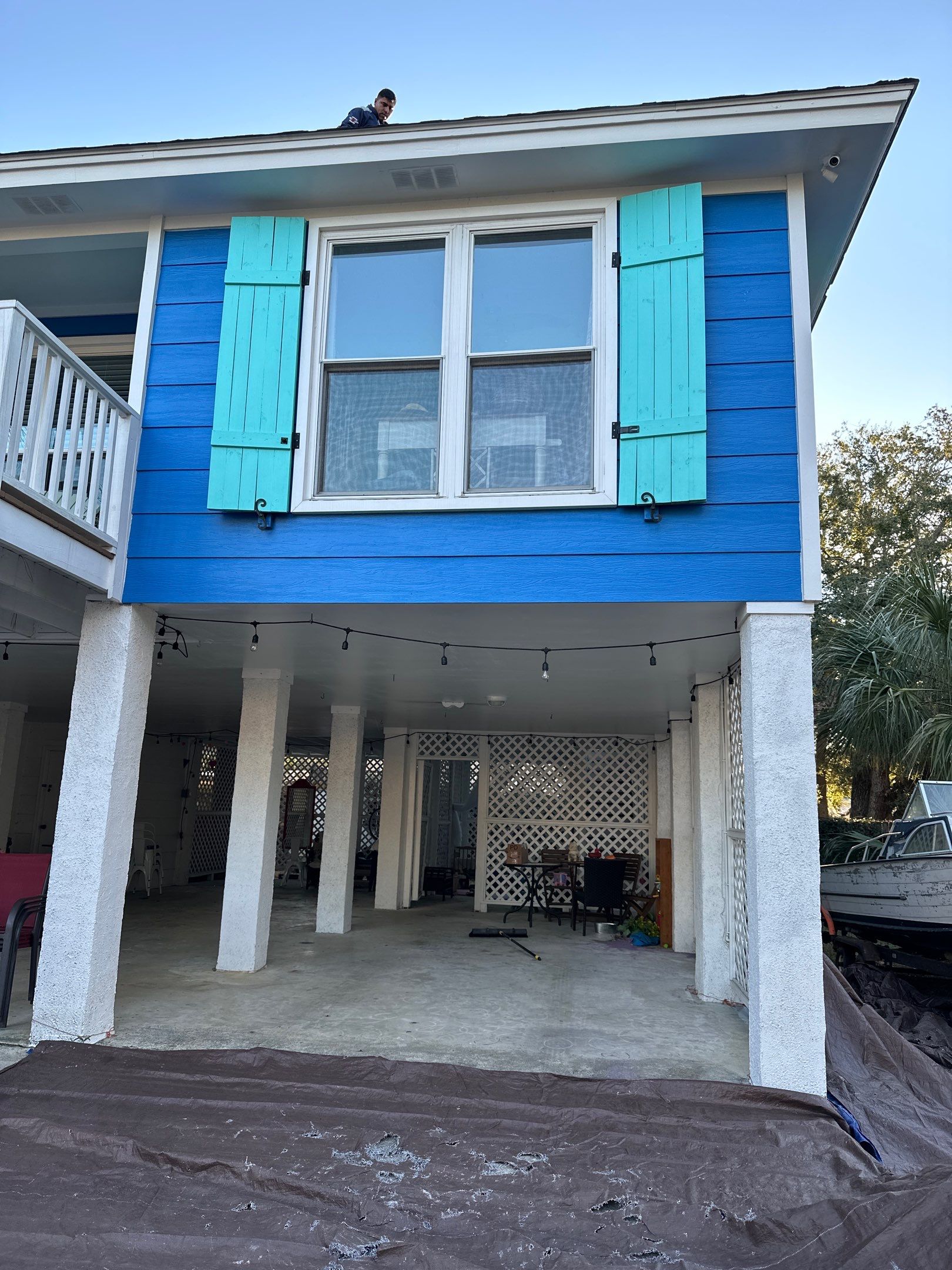 Roof Replacement using Atlas Pinnacle Pristine - Oyster Shell by Rainstoppers Roofing