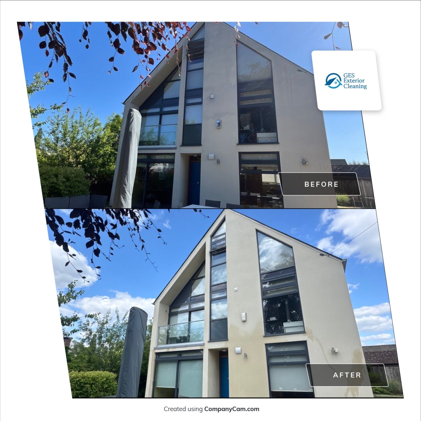 Render And Slate Roof Clean by Ges Exterior Cleaning ltd