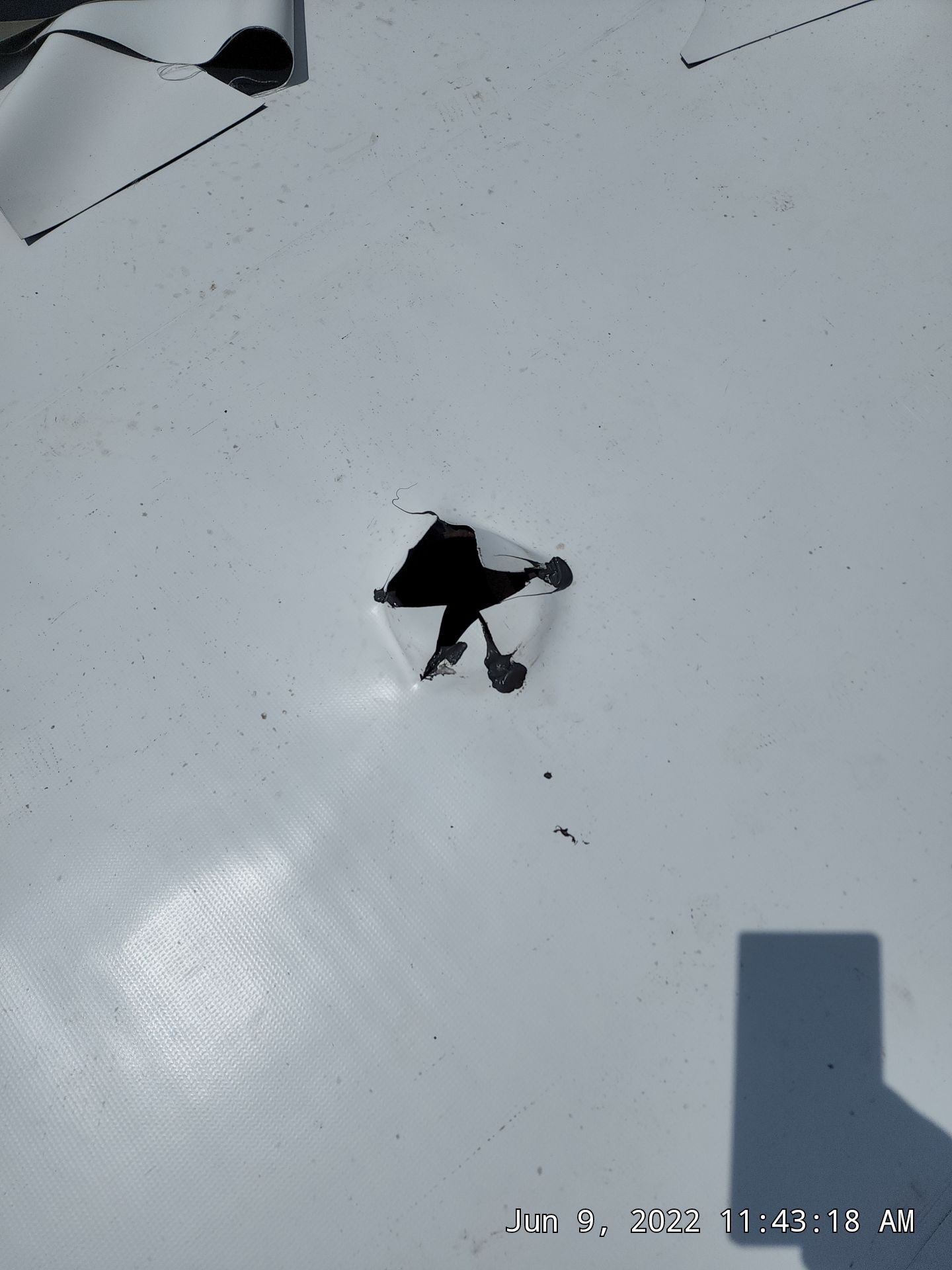 Commercial Roofing Installation using 50 mil PVC by Hostetler Roofing