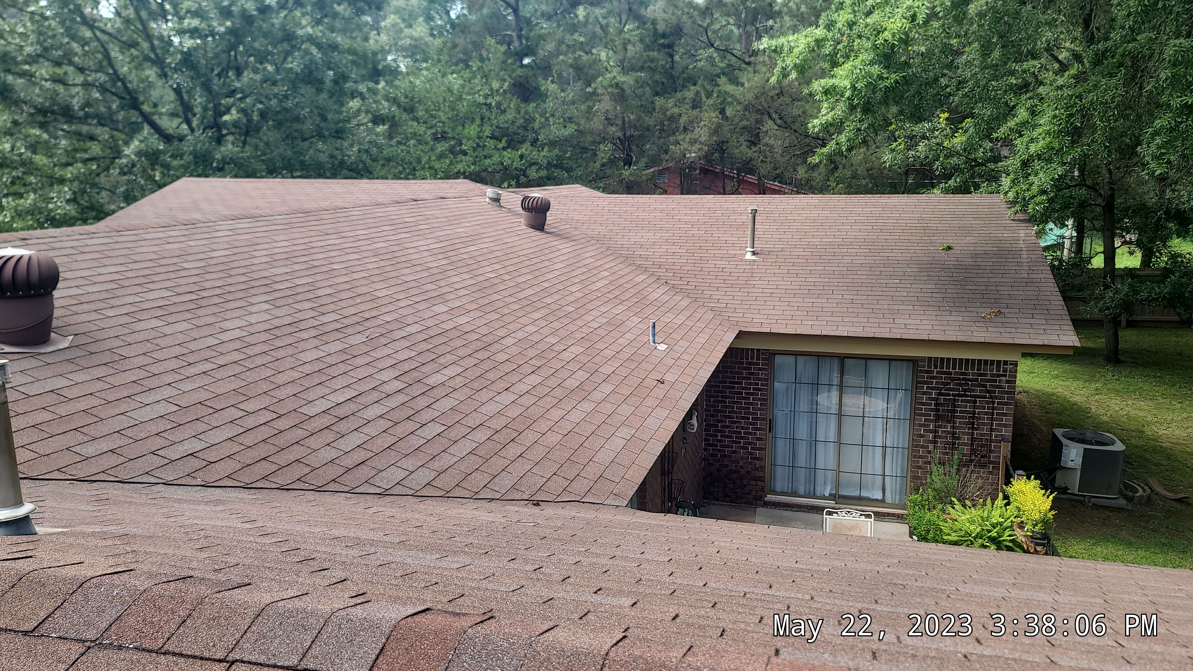 Storm Restoration Reroof: 25 Year 3-Tab Shingle by Hostetler Roofing
