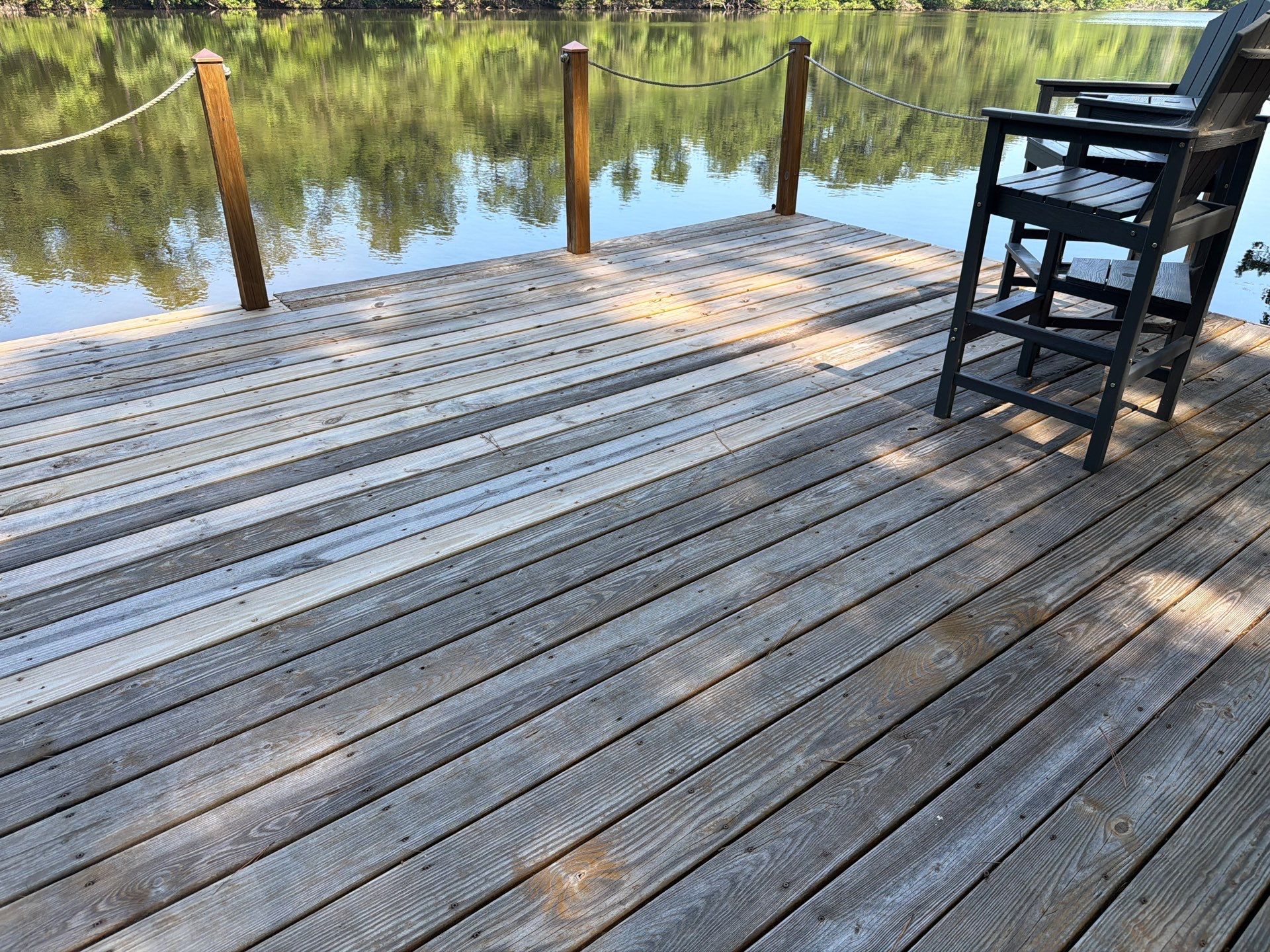 Dock using Wood Sealant by DuraSeal