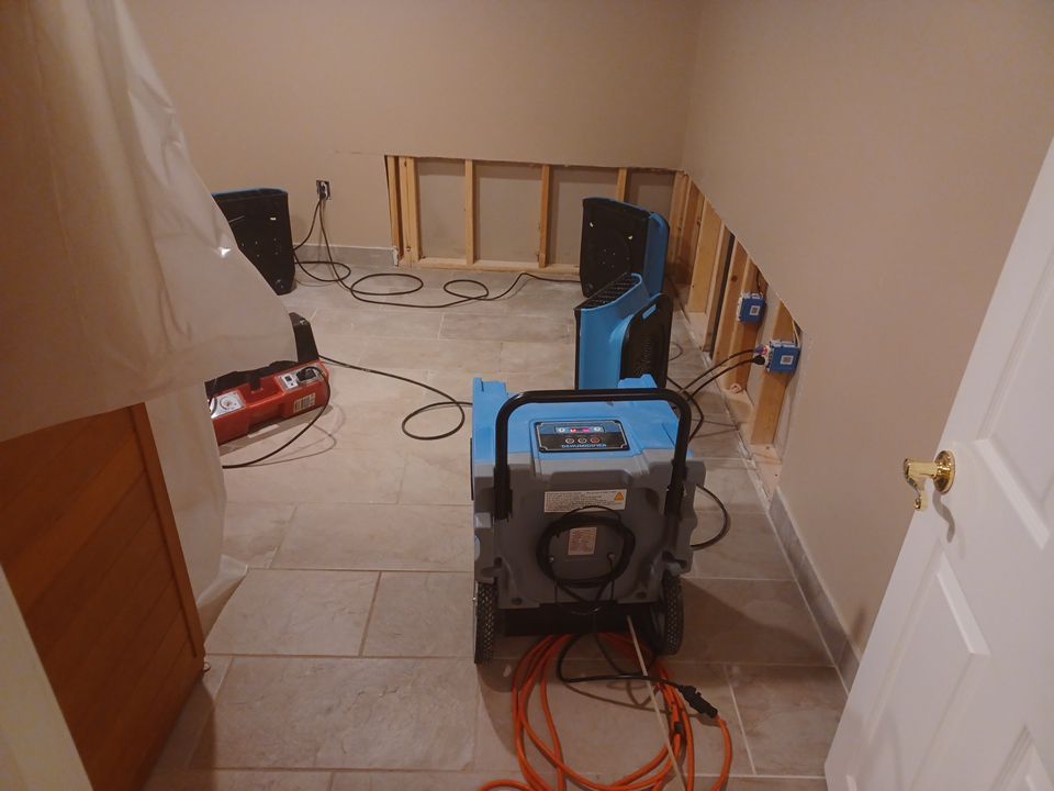 Project in Plymouth by EzDry Water Mitigation & Property Restoration