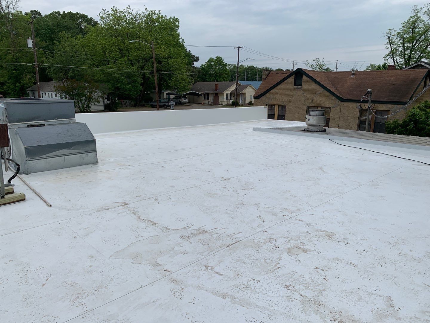 Store Building in Hope by Hostetler Roofing