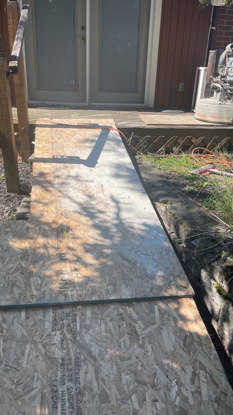 Rear Patio Project in Sewickley by Floors in a Day, Inc