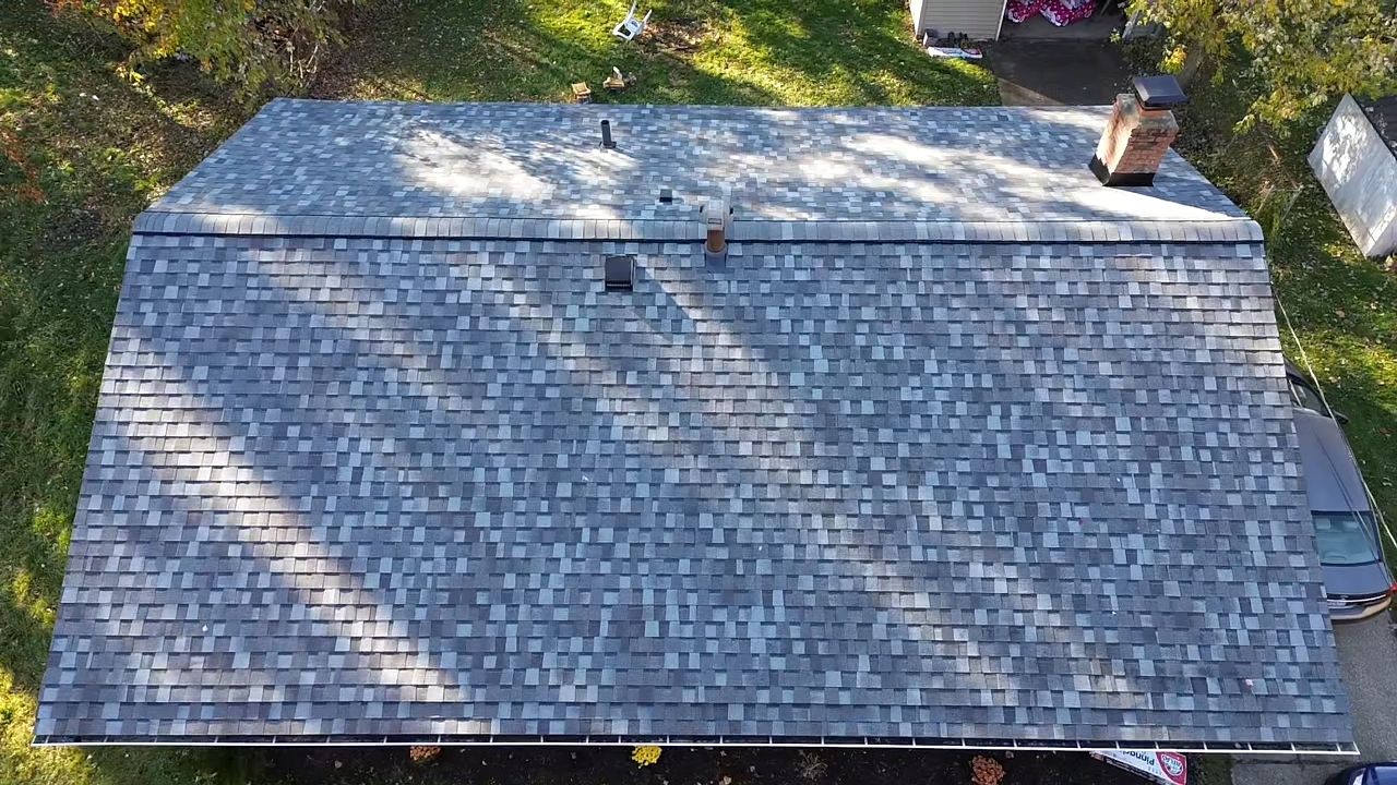 Atlas Pinnacle, Color, Coastal Granite, Drip Edge, Color, Black by Eagle Eye Roofing