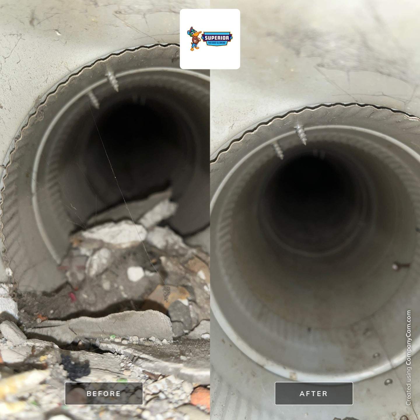 Air Duct Cleaning With a Vacuum Truck in Ellwood City, PA by Superior Air Duct Cleaning