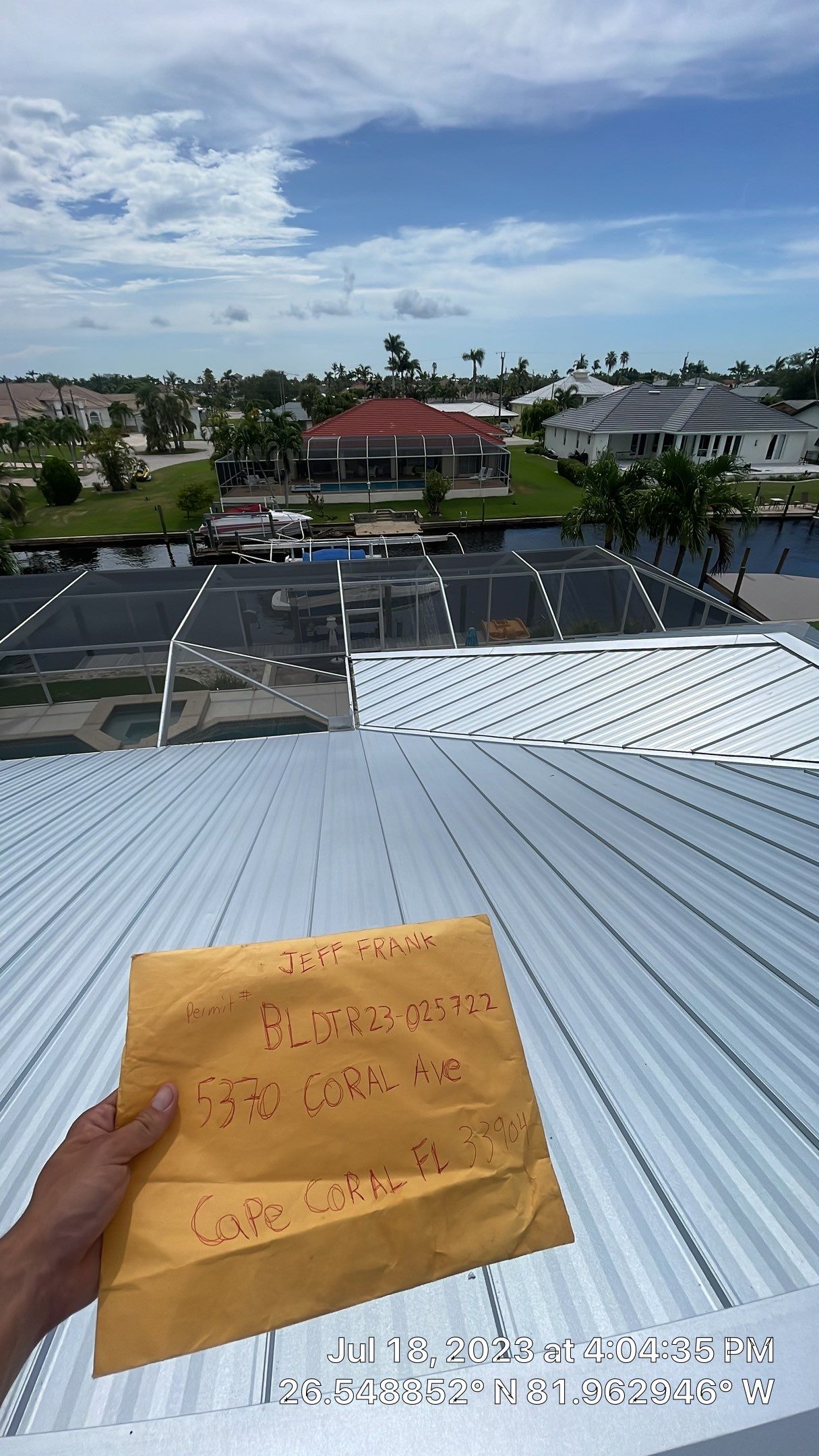 Residential Roofing Installation using Standing Seam Metal by Protek 