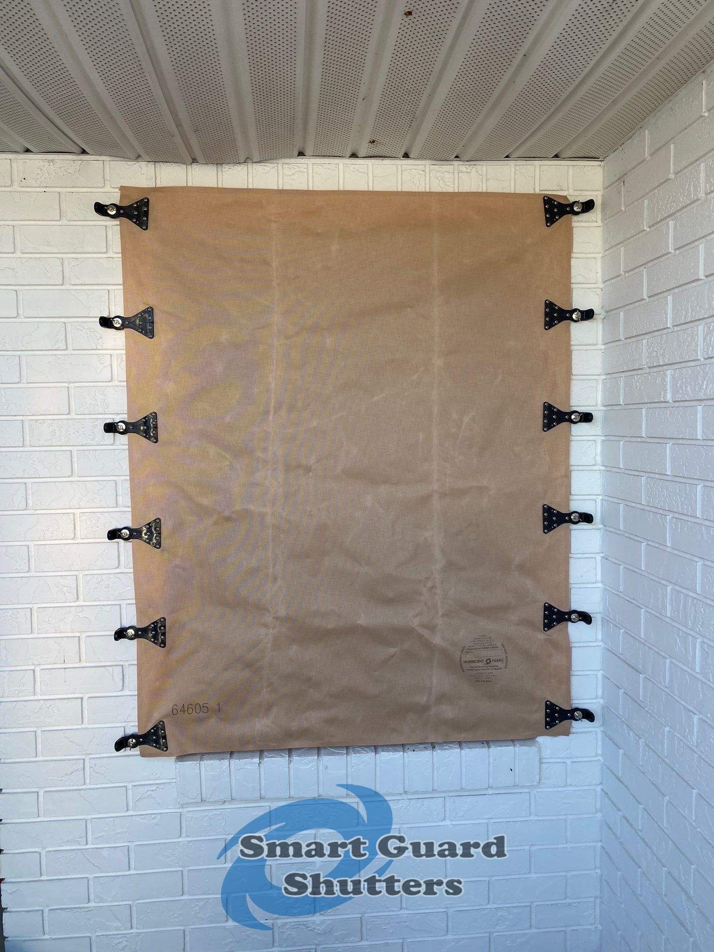 Hurricane Fabric in Tan by Smart Guard Shutters