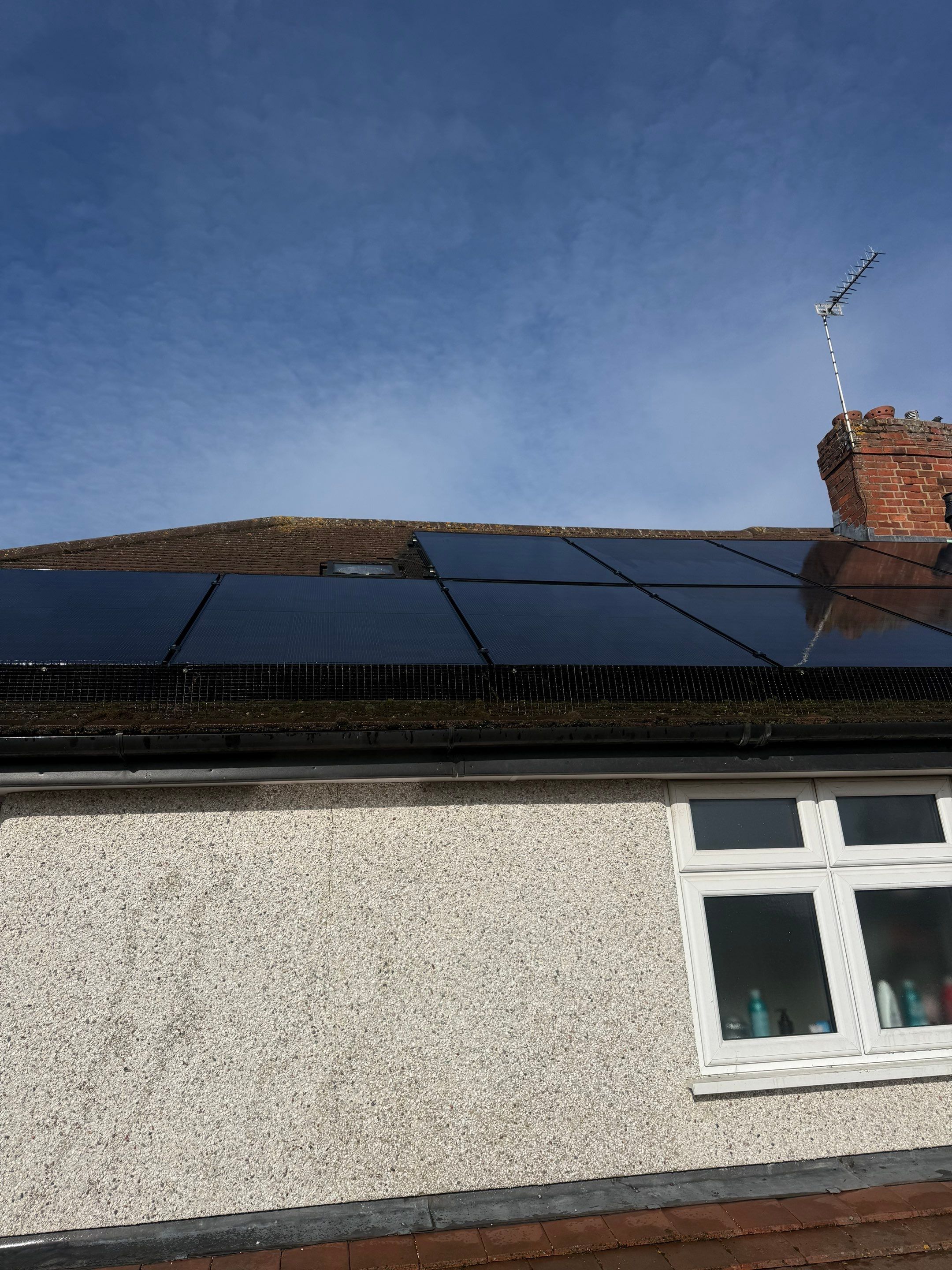 Solar Panel Cleaning Chessington by Ges Exterior Cleaning ltd