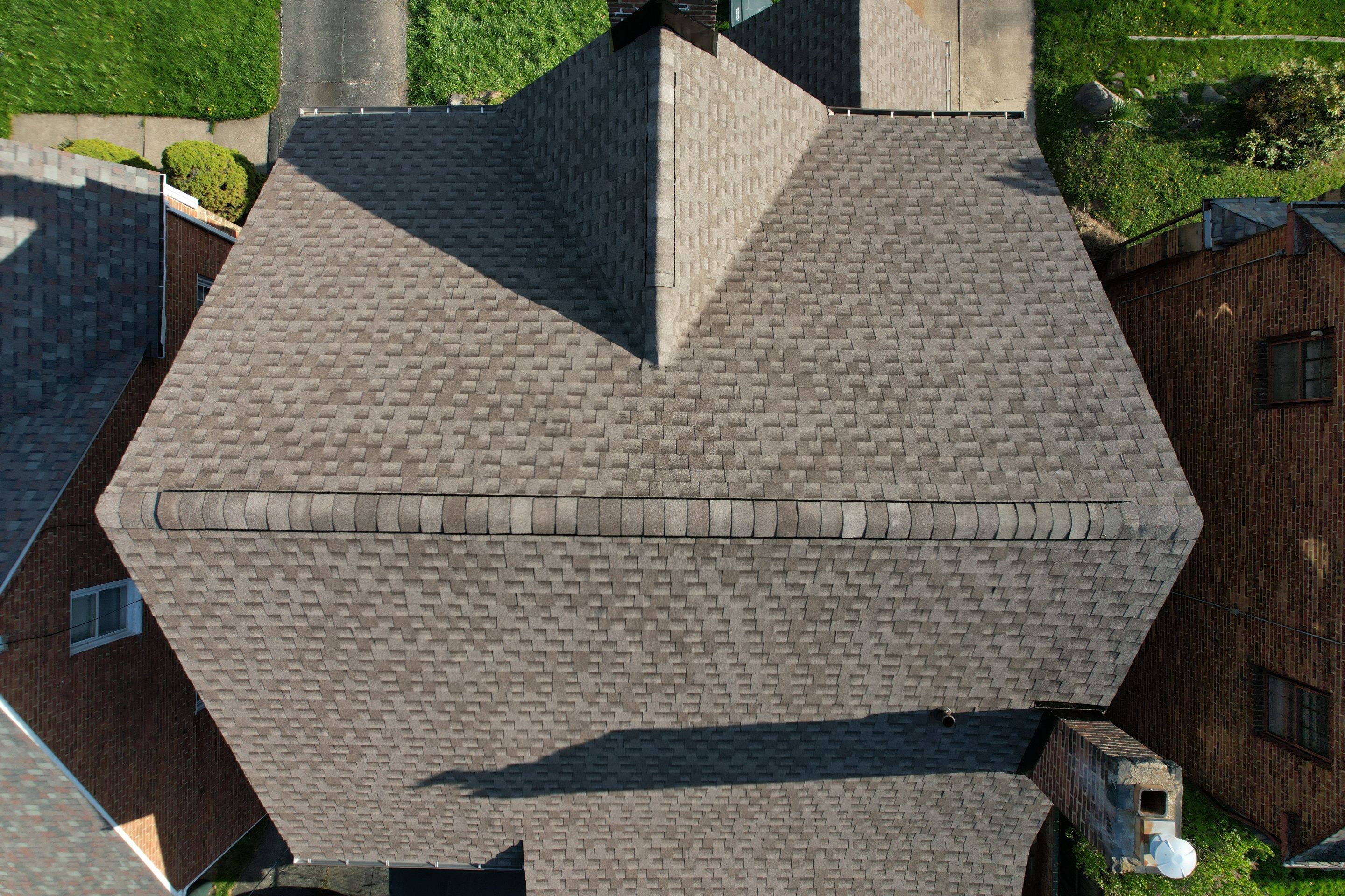 Cleveland Heights Residential Roof Replacement using GAF Timberline HDZ Mission Brown by Atlas Roofing & Restoration