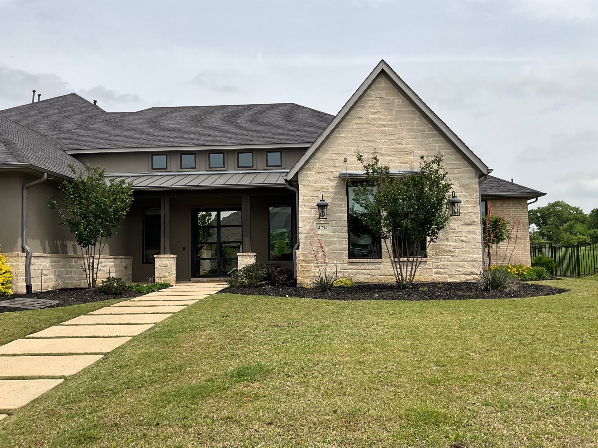 Insurance Claim Roof and Gutters using Certainteed Landmark Weathered Wood by Tex-Line Roofing