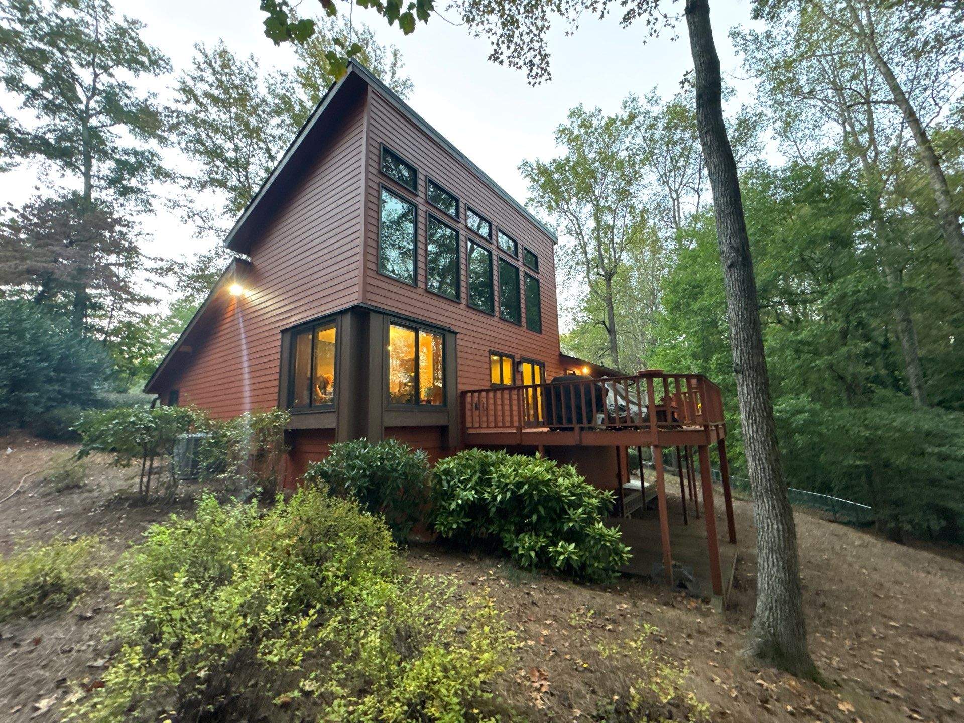 Marietta, GA Two-Tier Wood Deck Rebuild  by Nelson Exteriors 
