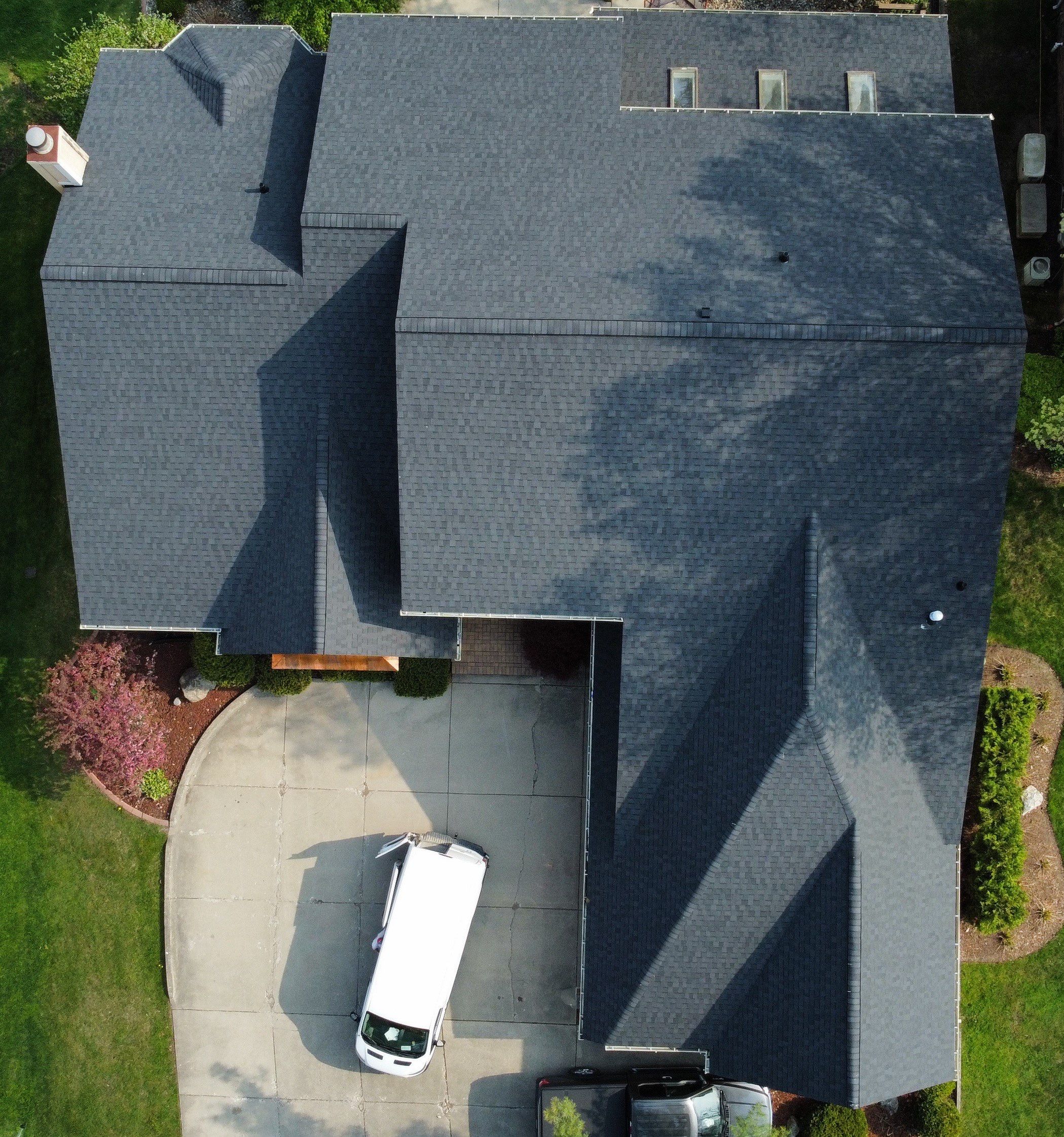Roof Replacement  Certainteed Landmark Moire Black  by Bloomfield Construction & Restoration
