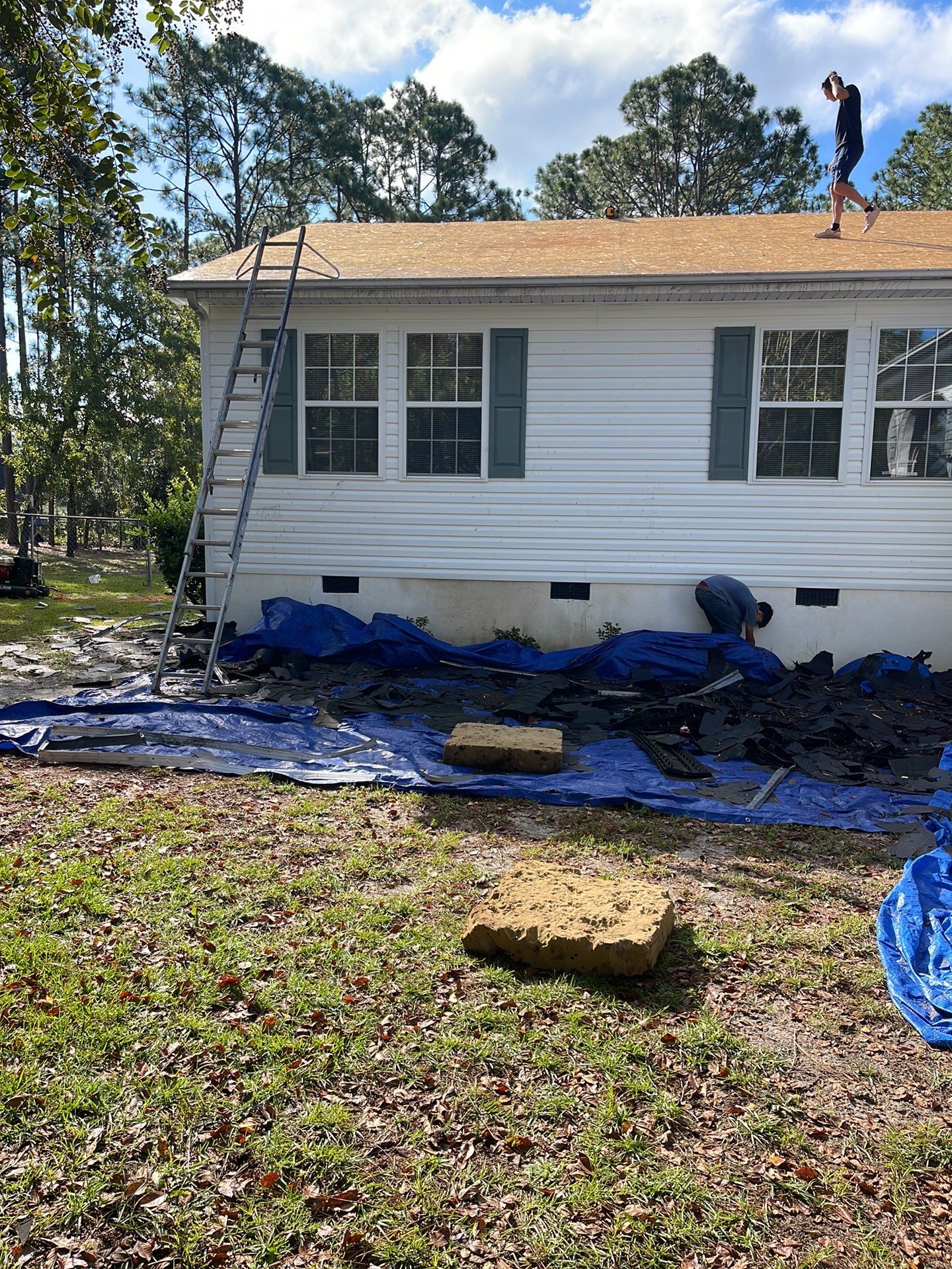 Residential Roofing Installation using  Owens Corning Trudefinition Duration Chateau Green  by RGR Construction and Roofing, LLC