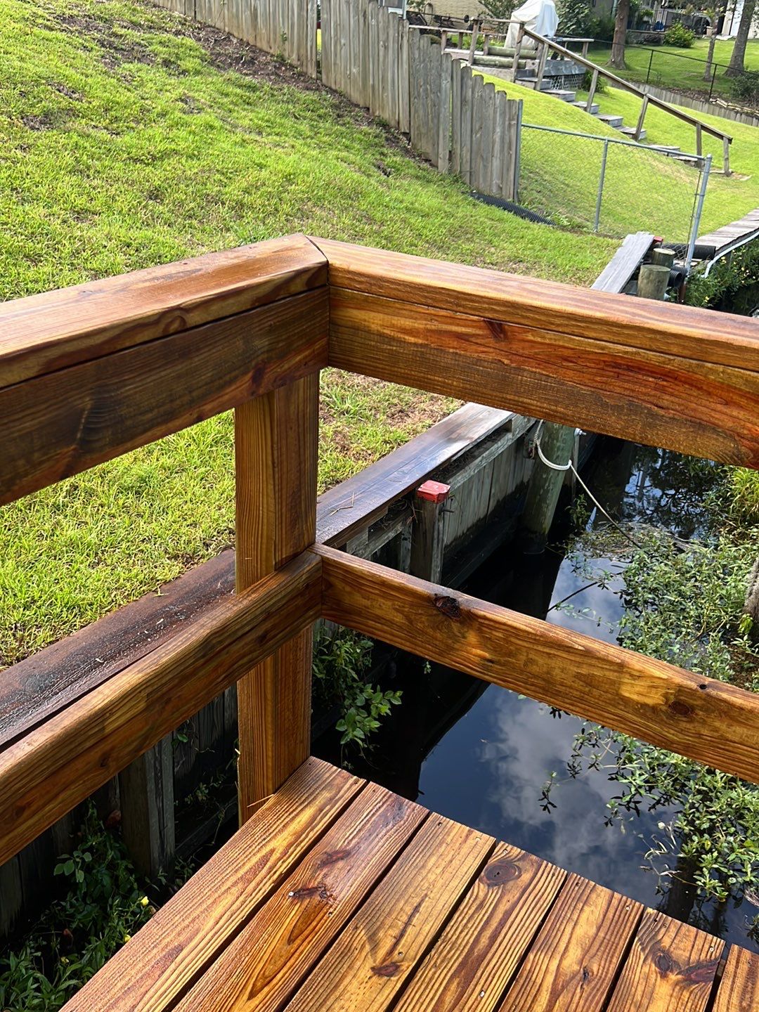 Dock using Wood Sealant by DuraSeal
